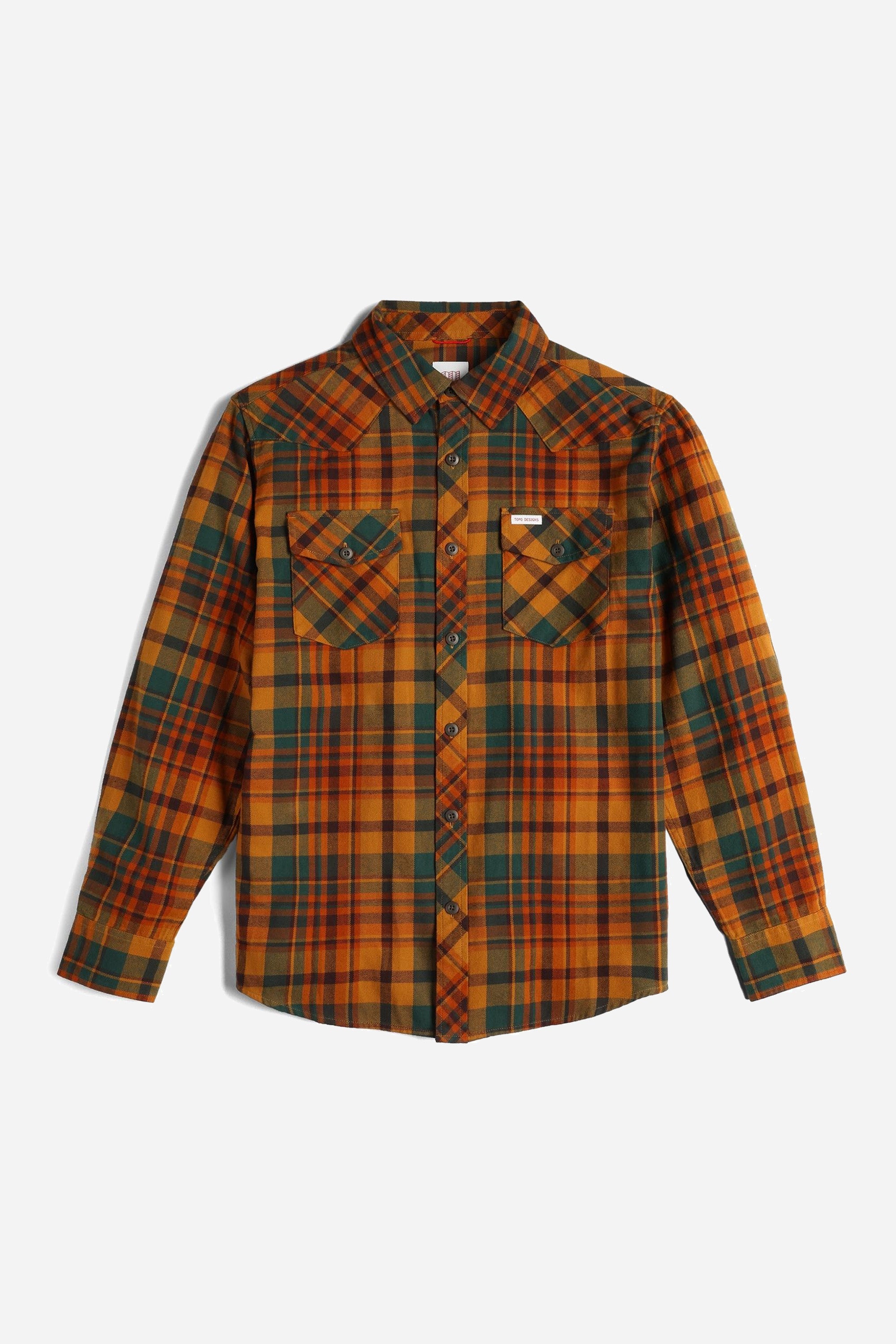 Mountain Shirt Long Sleeve Mens Chai Multi
