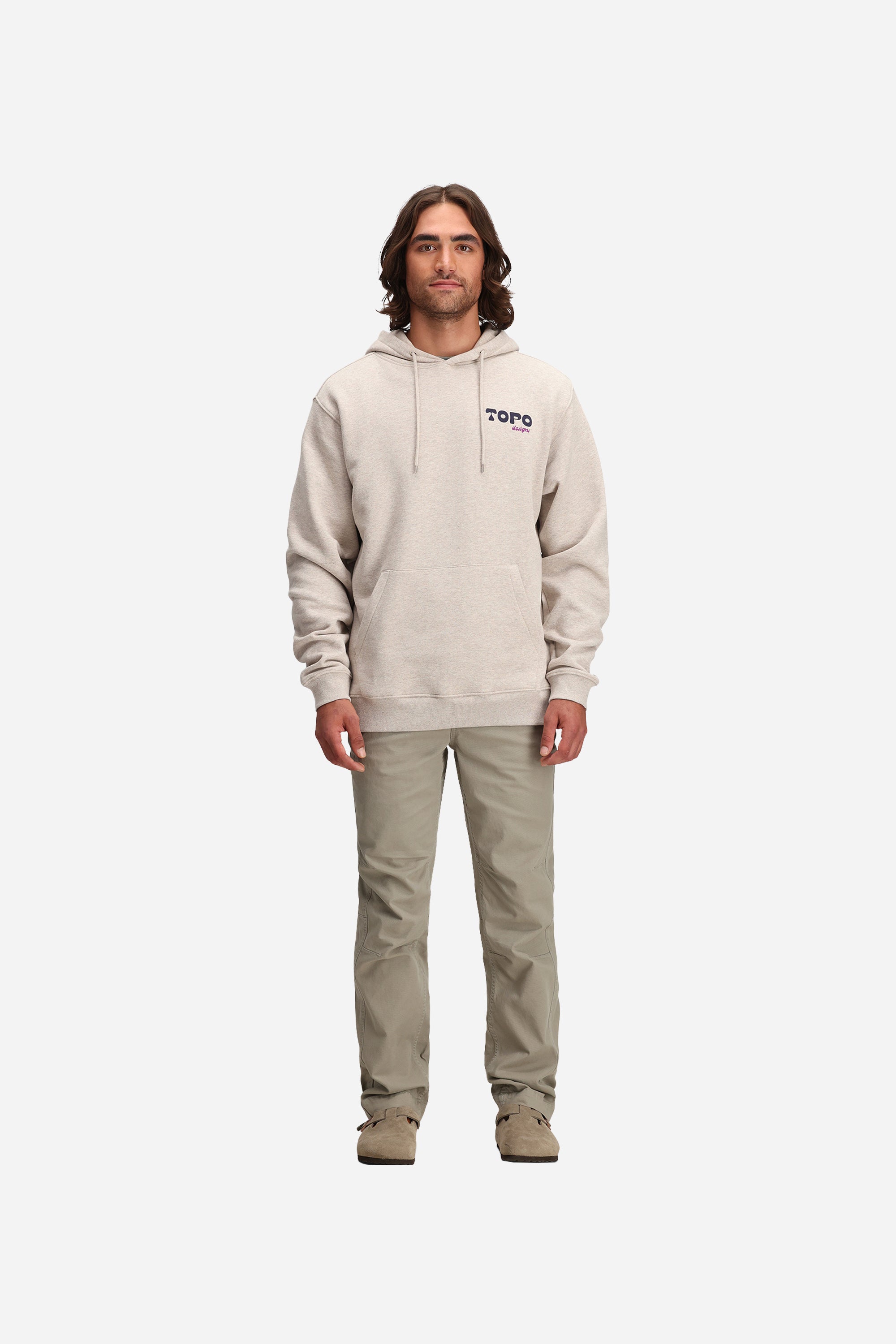 Alpine High Hoodie Unisex Heat Waves Oatmeal Heather