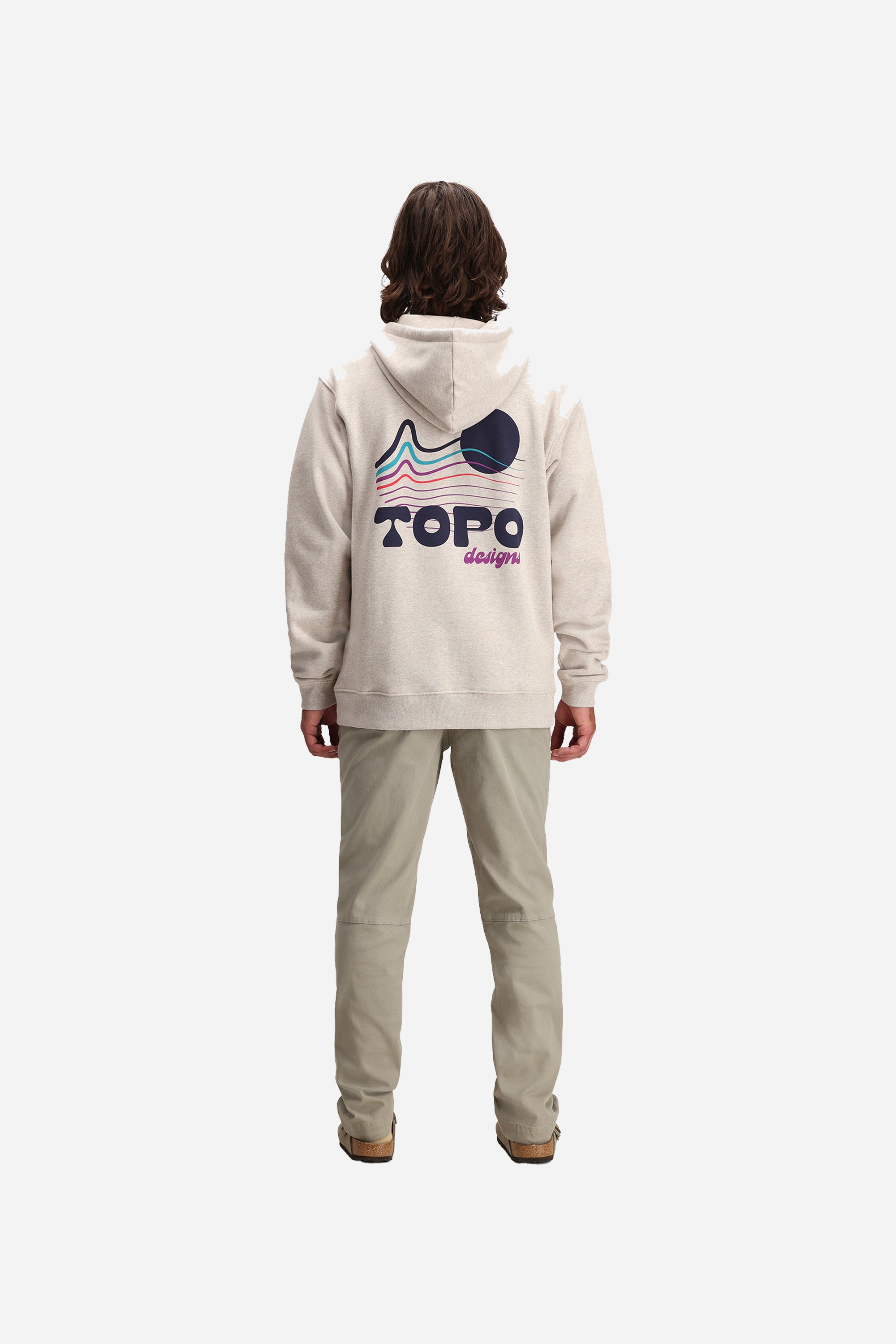 Alpine High Hoodie Unisex Heat Waves Oatmeal Heather