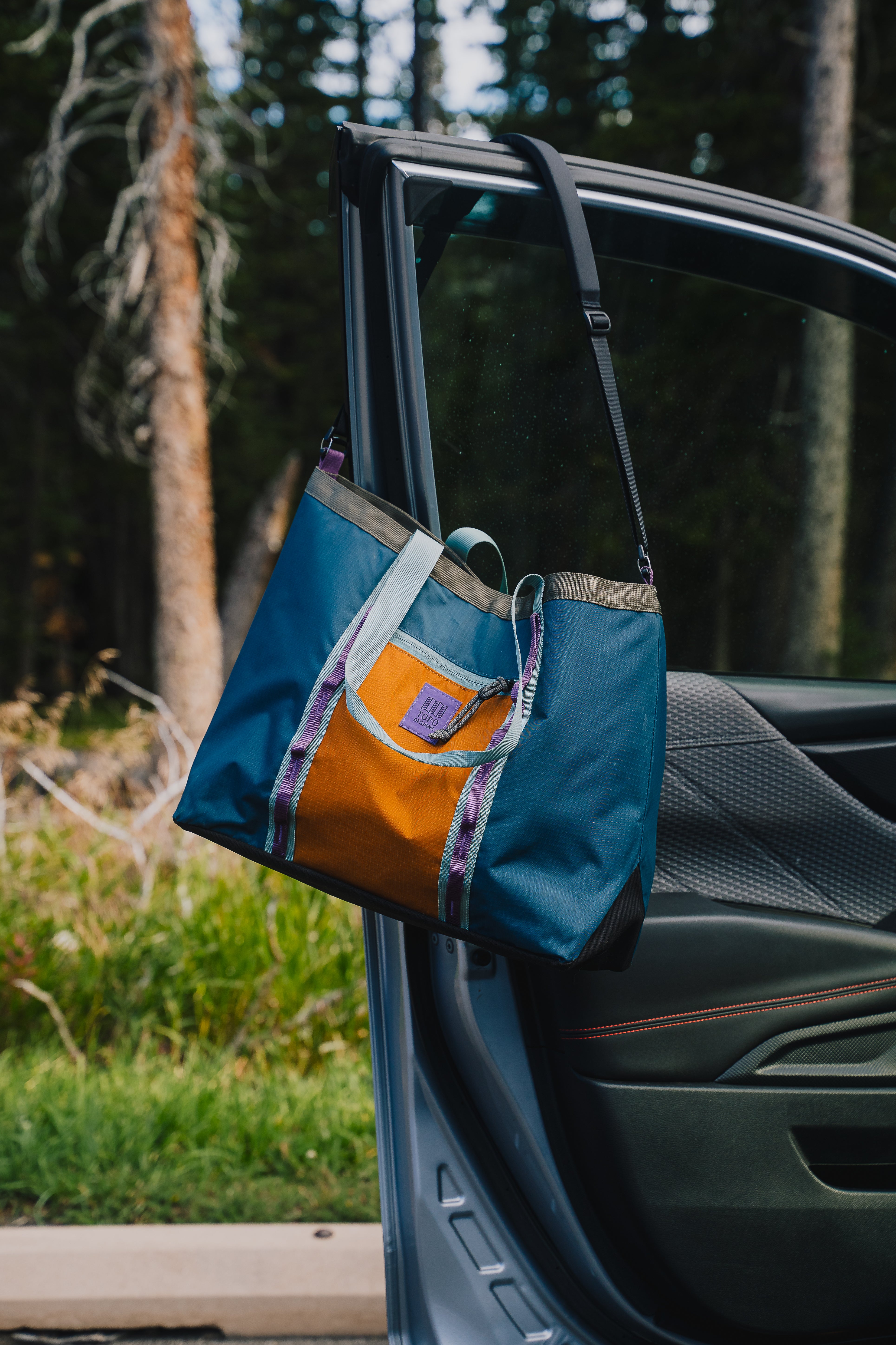 Mountain Utility Tote 33L Pond Blue / Spice