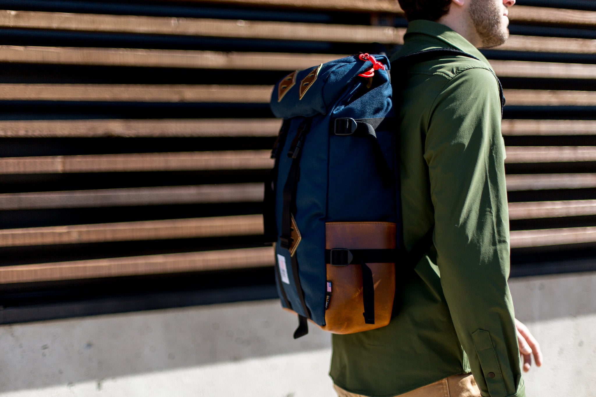 Klettersack Leather 25L Ballistic Black