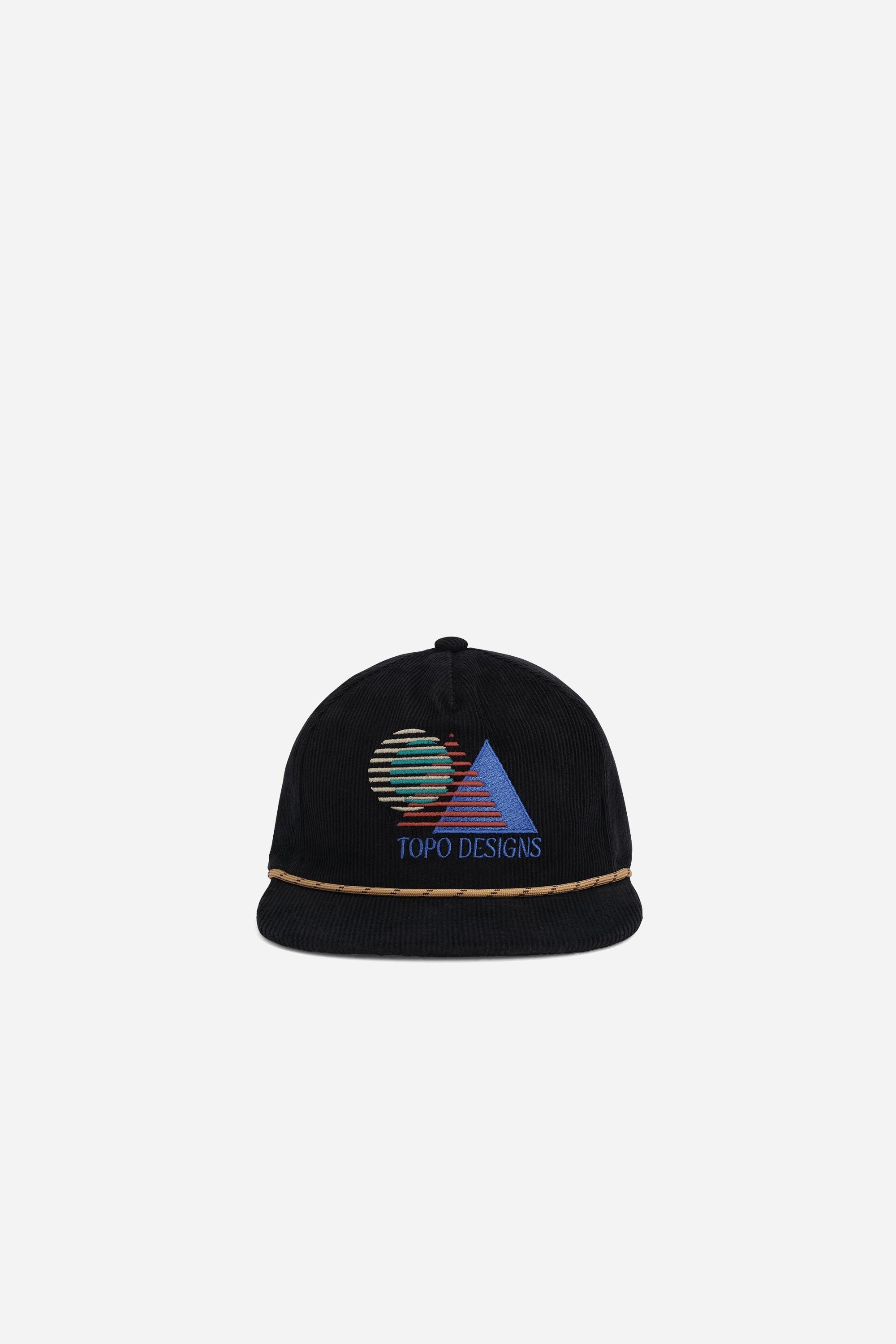 Corduroy Trucker Hat Shadow Black