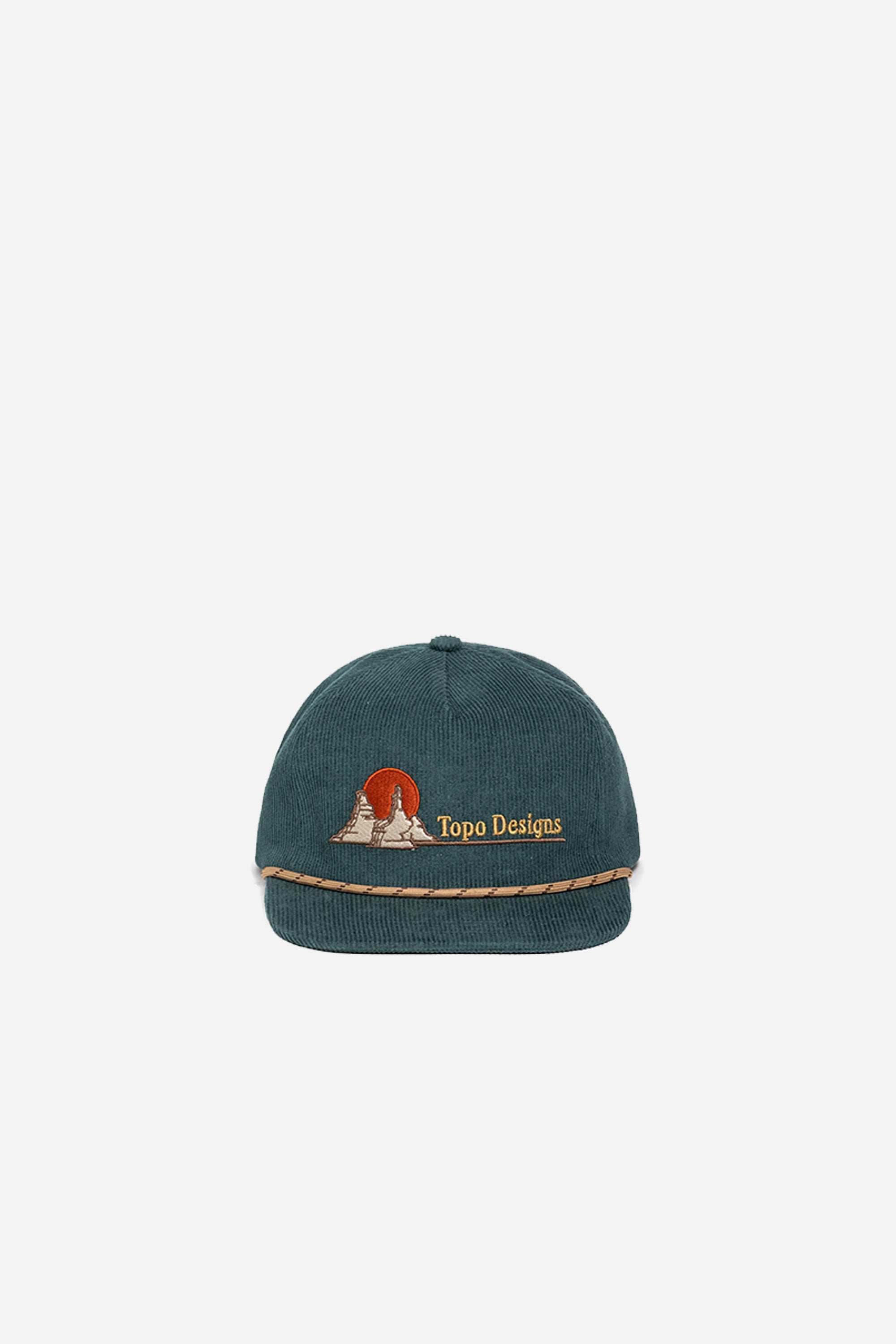 Corduroy Trucker Hat Oasis Forest
