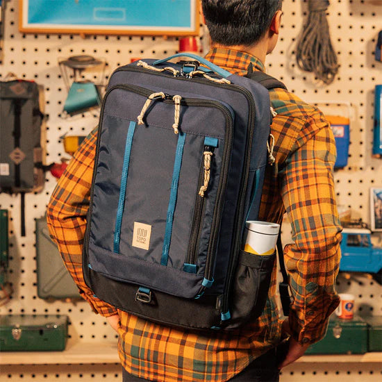 Global Travel Bag 30L Dark Denim/Burgundy