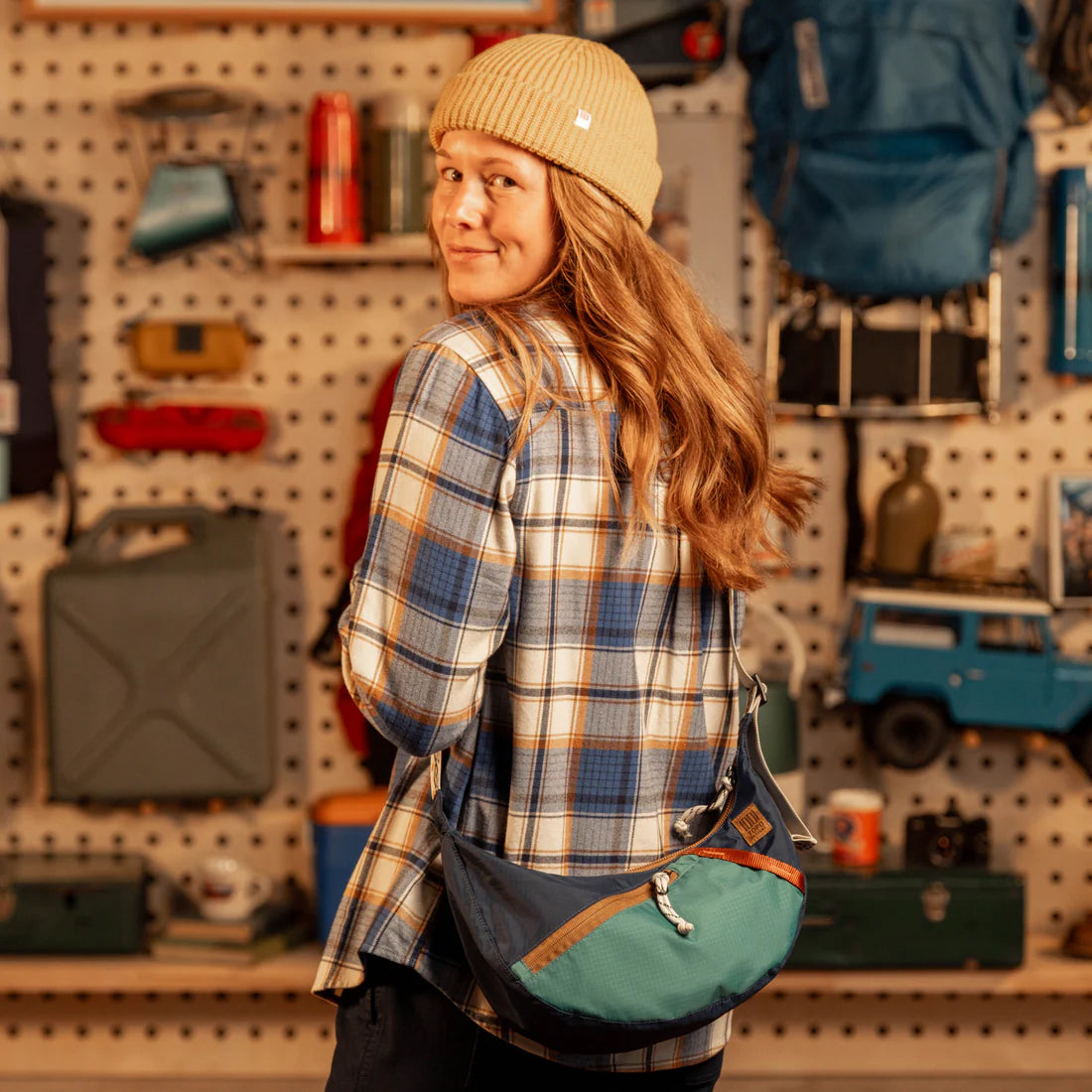 Moonlight Crossbody Bag 4L Mustard/Forest