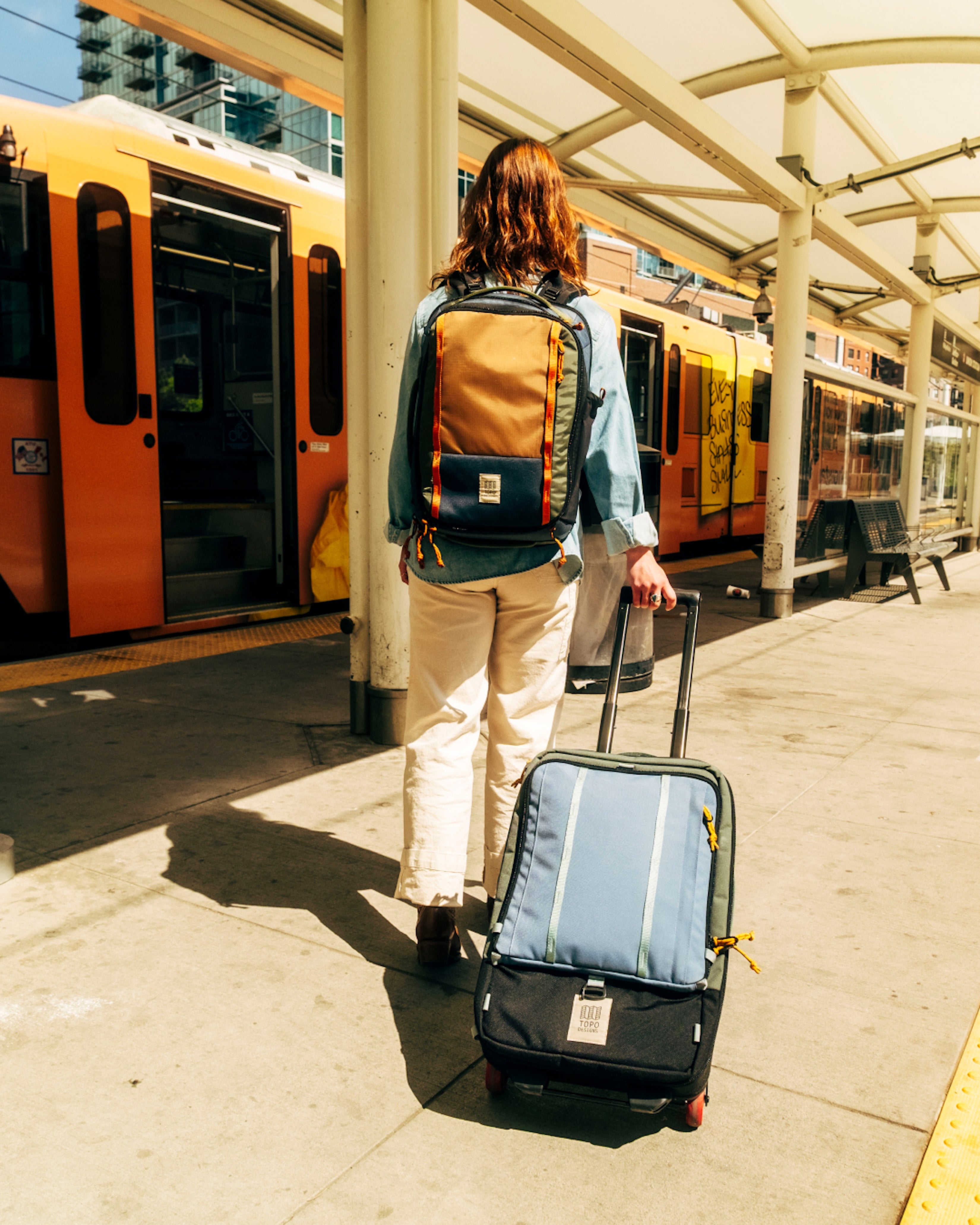 Global Travel Bag Roller Woodland/Elmwood