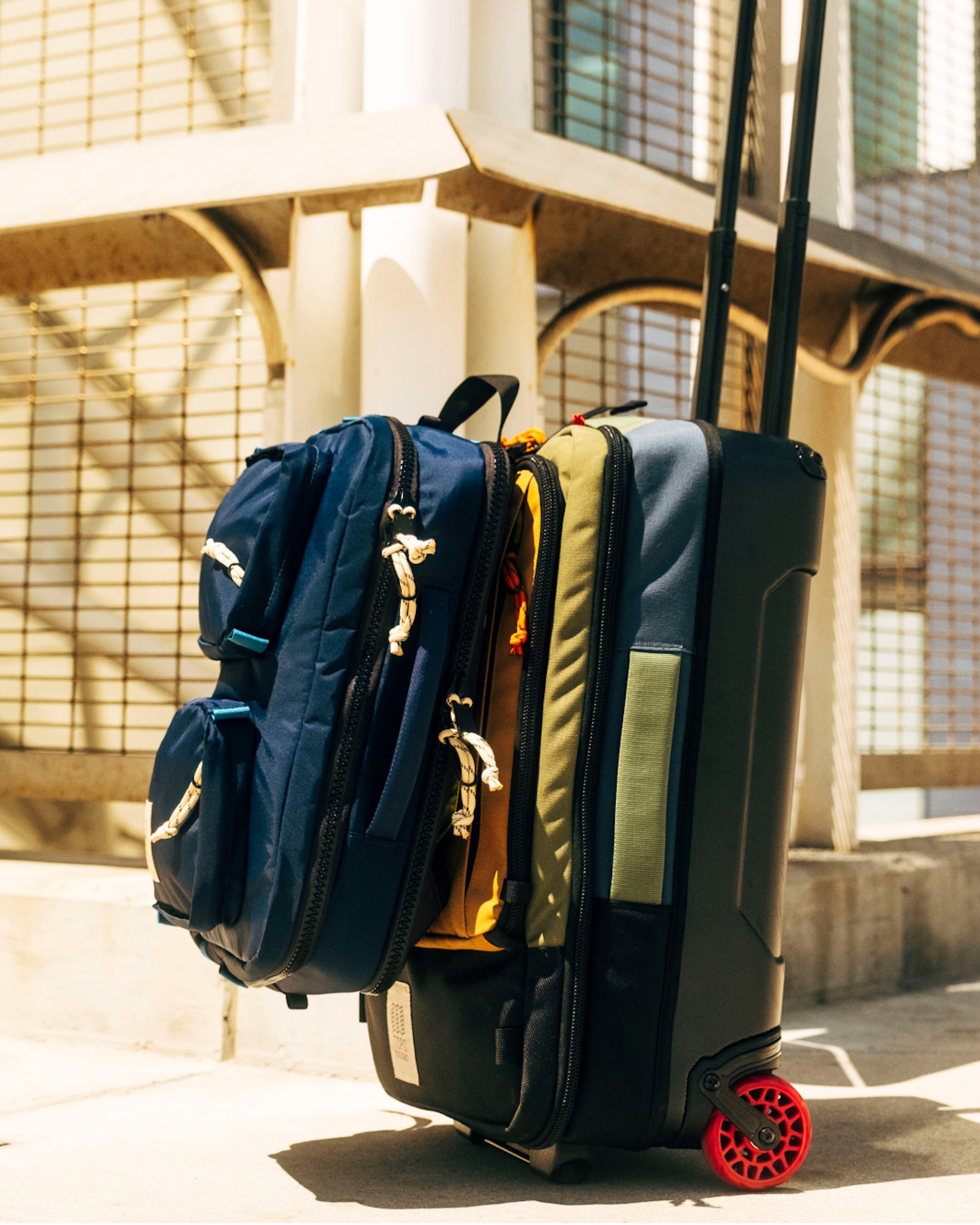 Global Travel Bag Roller Stone Blue/Forest