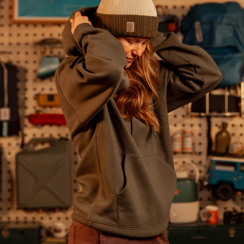 Alpine High Label Hoodie Black