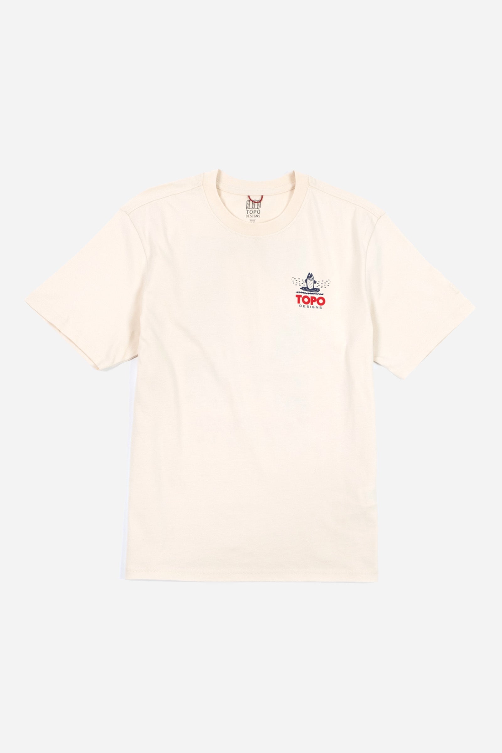 Mountain River Tee Mens Bone White