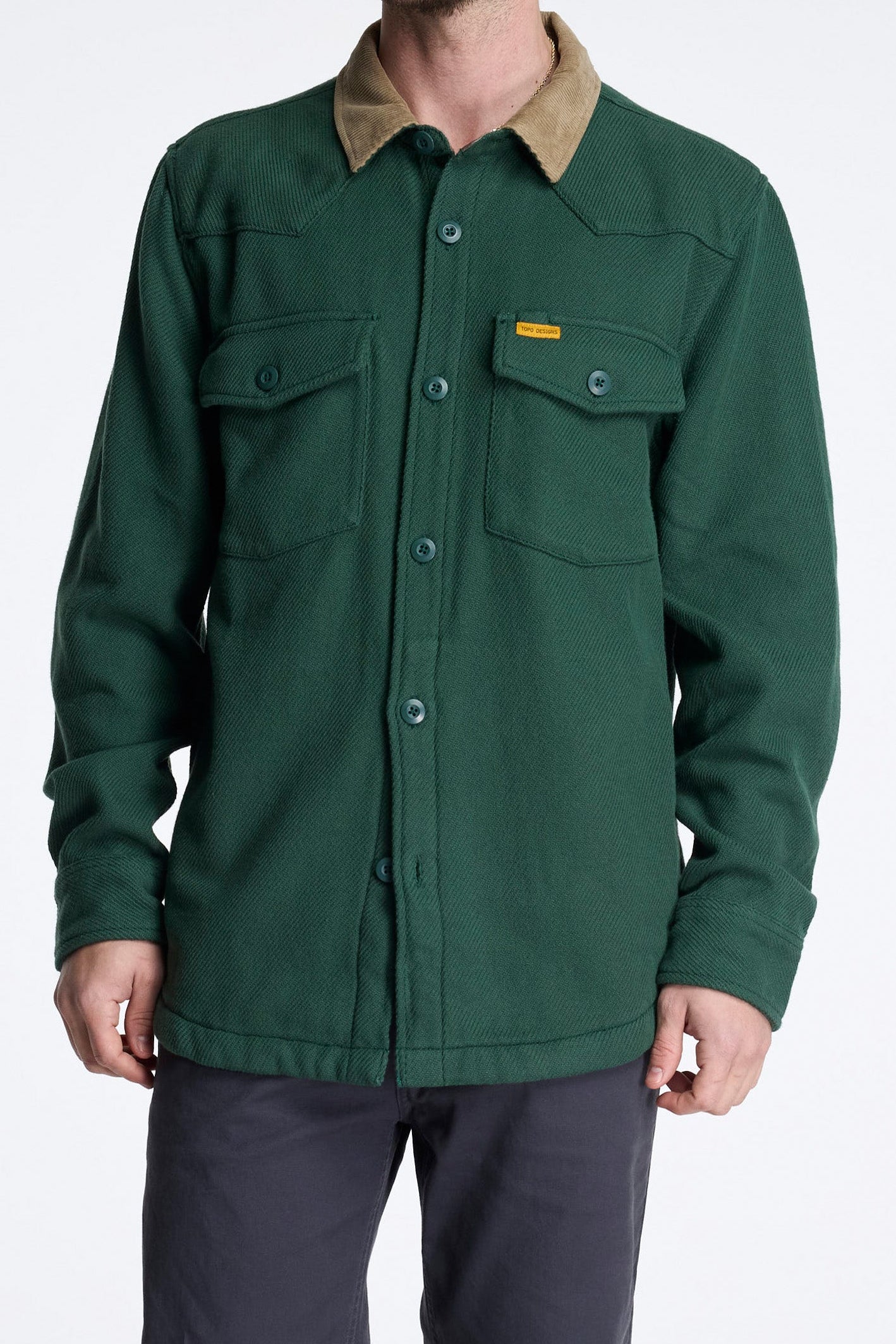 Mountain Shirt Jacket Mens Forest