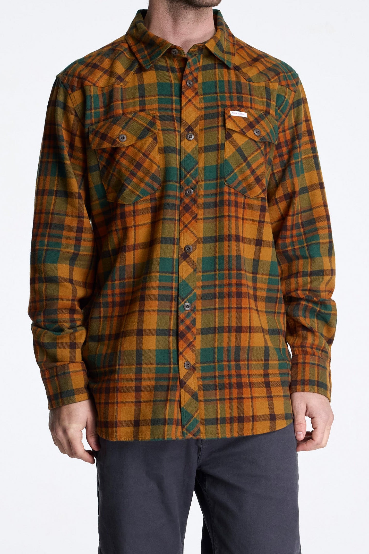 Mountain Shirt Mens Chai Multi