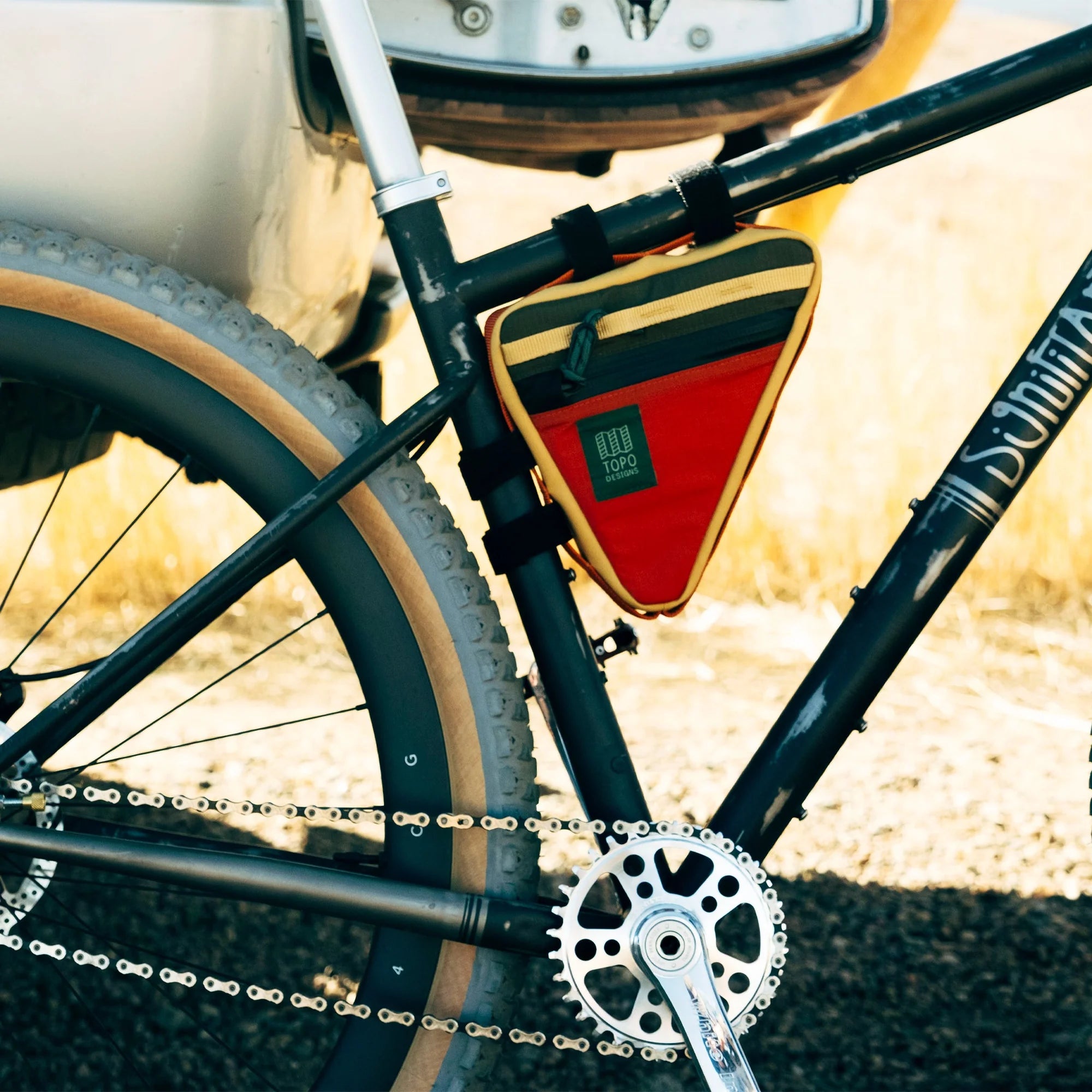 Bike Frame Bag Very Peri/Forest