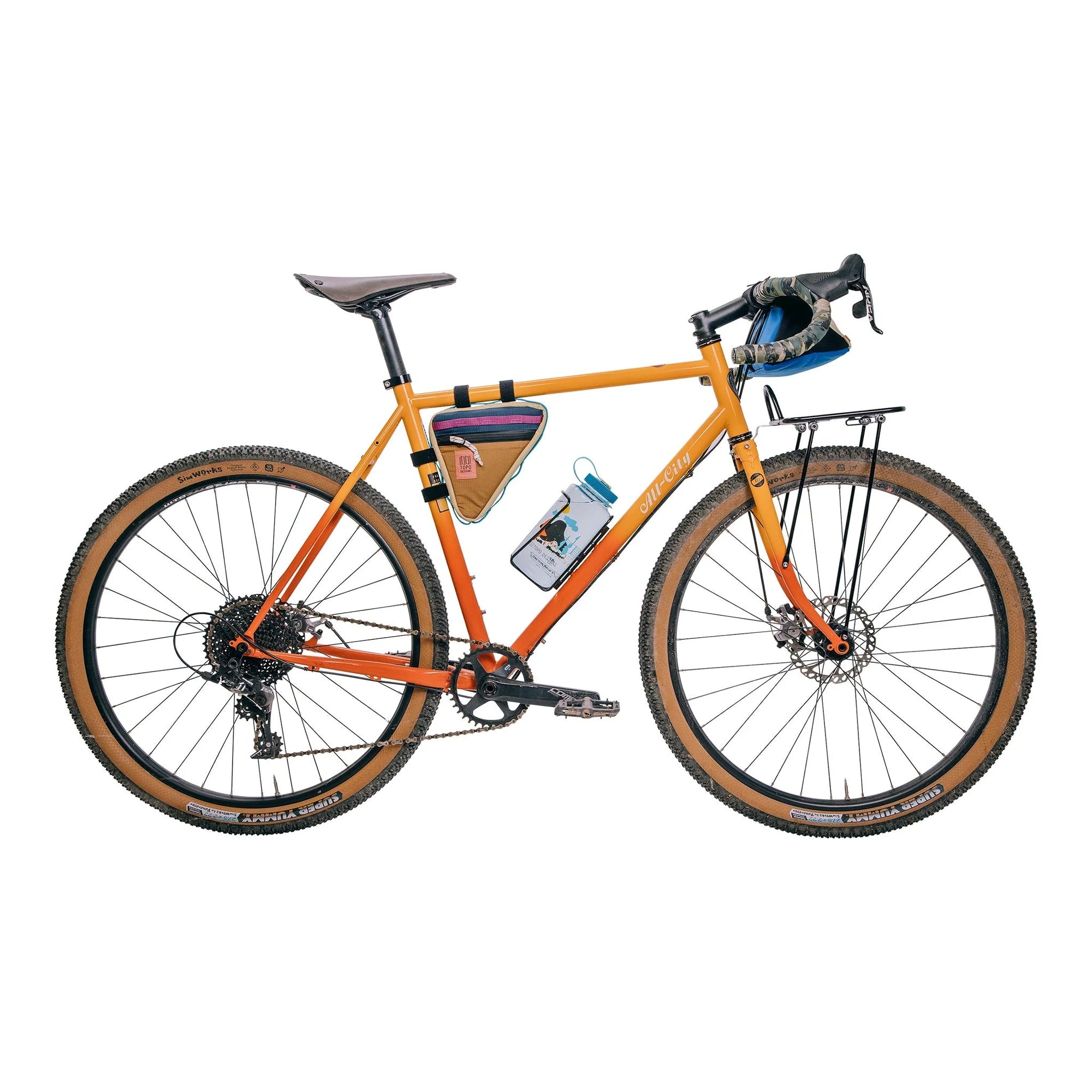 Bike Frame Bag Very Peri/Forest