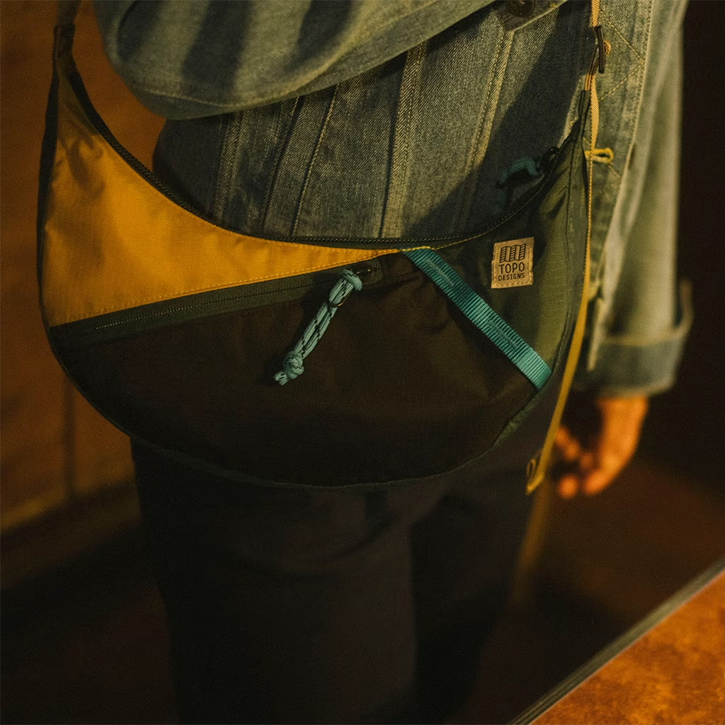 Moonlight Crossbody Bag 4L Mustard/Forest