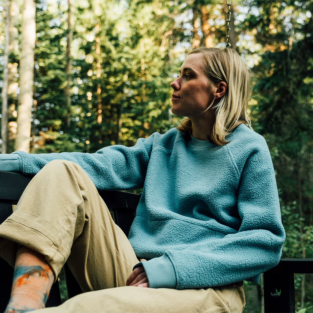 Mountain Fleece Crewneck Midnight/Oatmeal