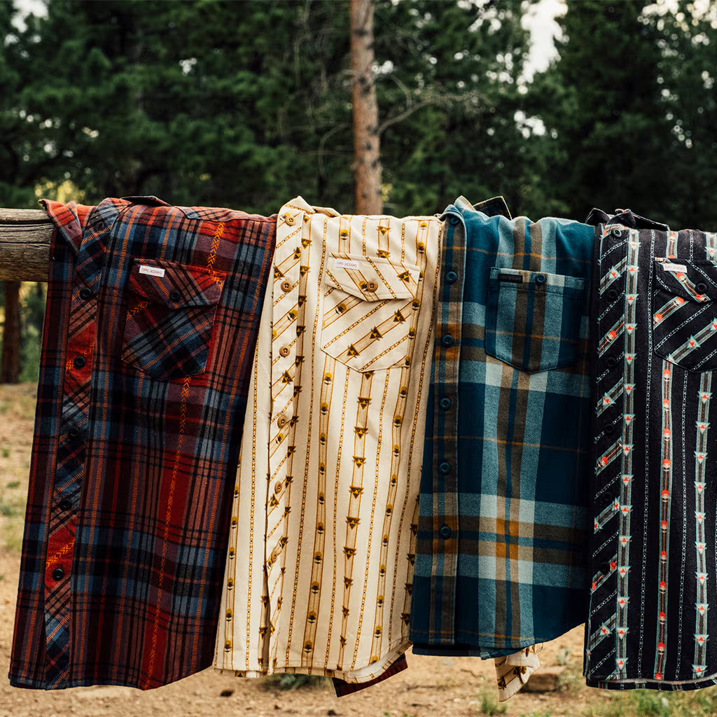 Mountain Shirt Long Sleeve Mens Chai Multi