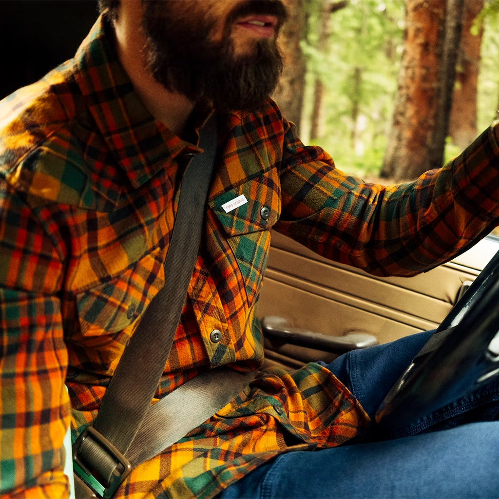 Mountain Shirt Long Sleeve Mens Chai Multi