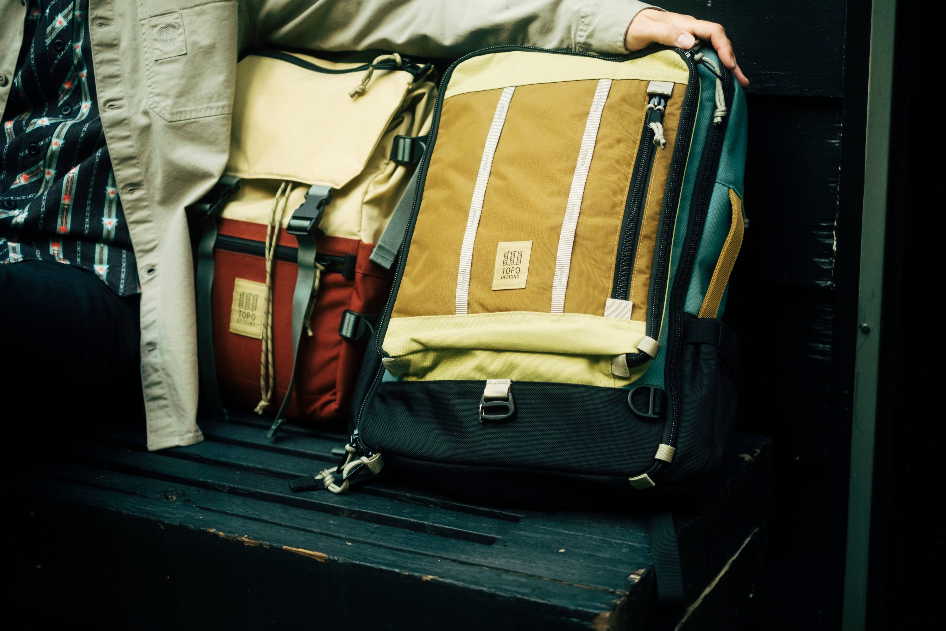 Global Travel Bag 30L Caribbean/Dark Khaki