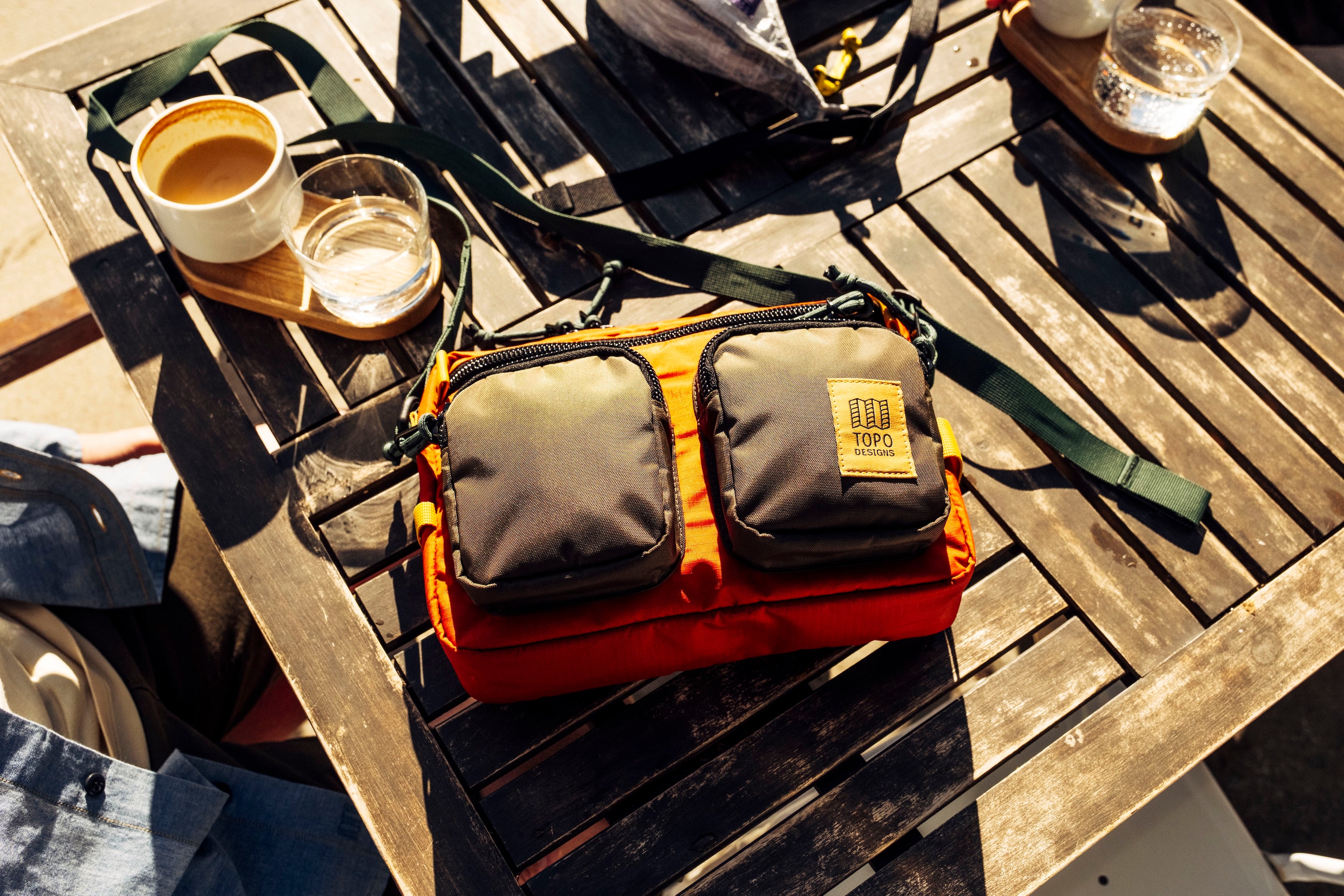 Block Bag 5L Woodland/Terracotta
