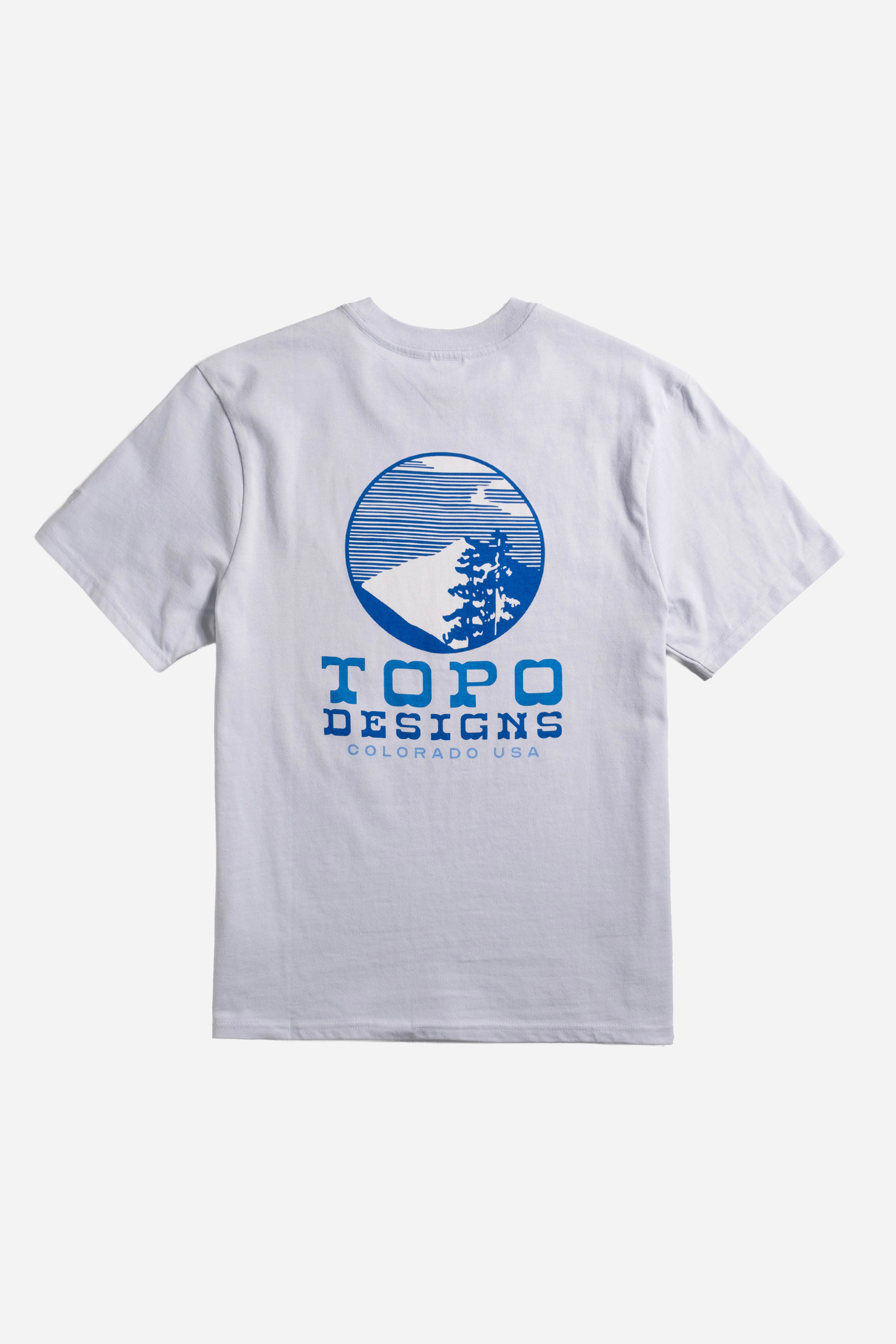 Vintage View Tee Mens Breeze Blue