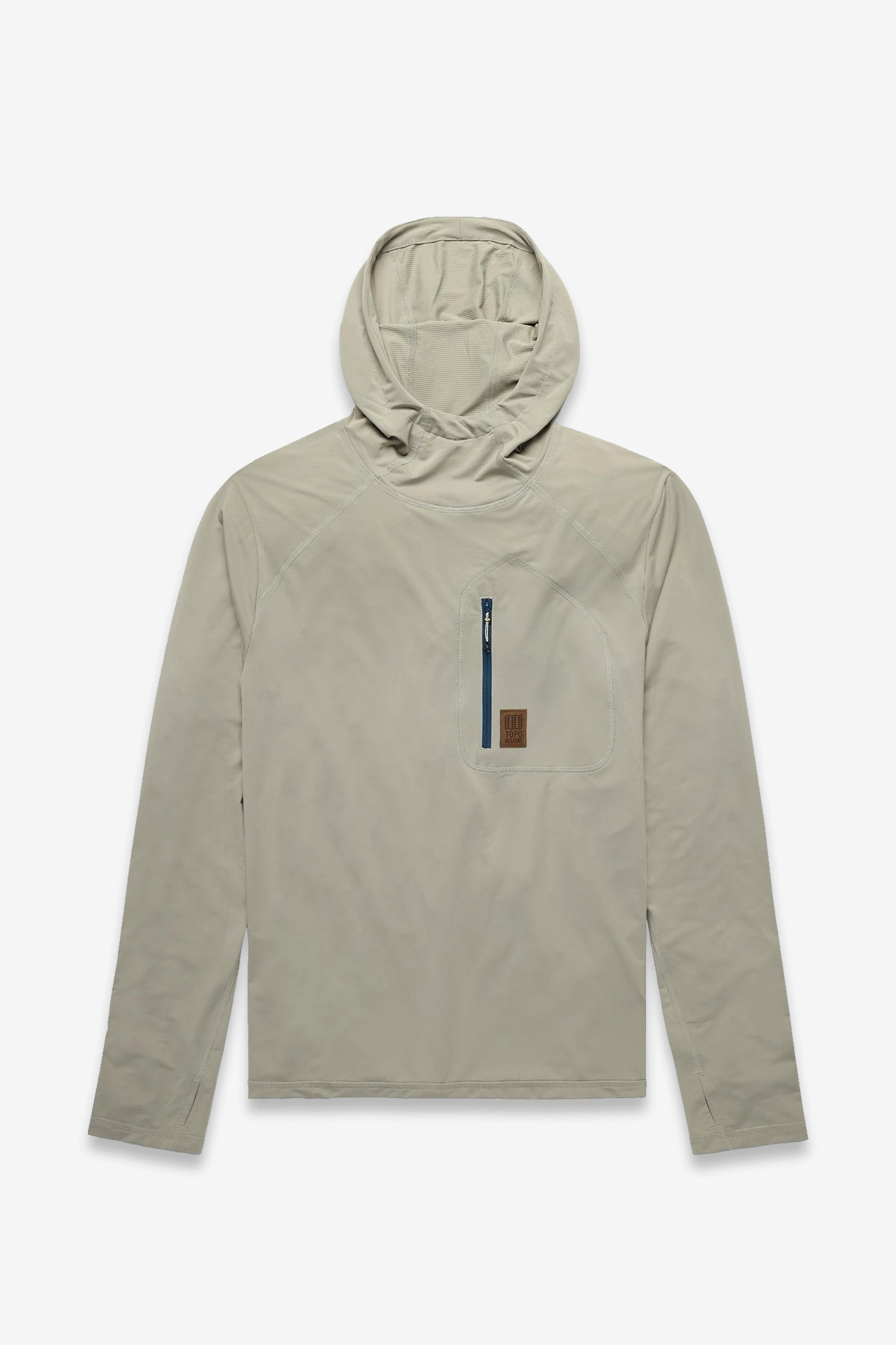 Travois Tipi Dusky Sunset Men's Zipper Hoodie