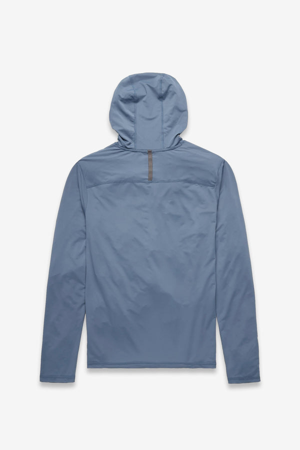 Sun Hoodie Mens Stone Blue