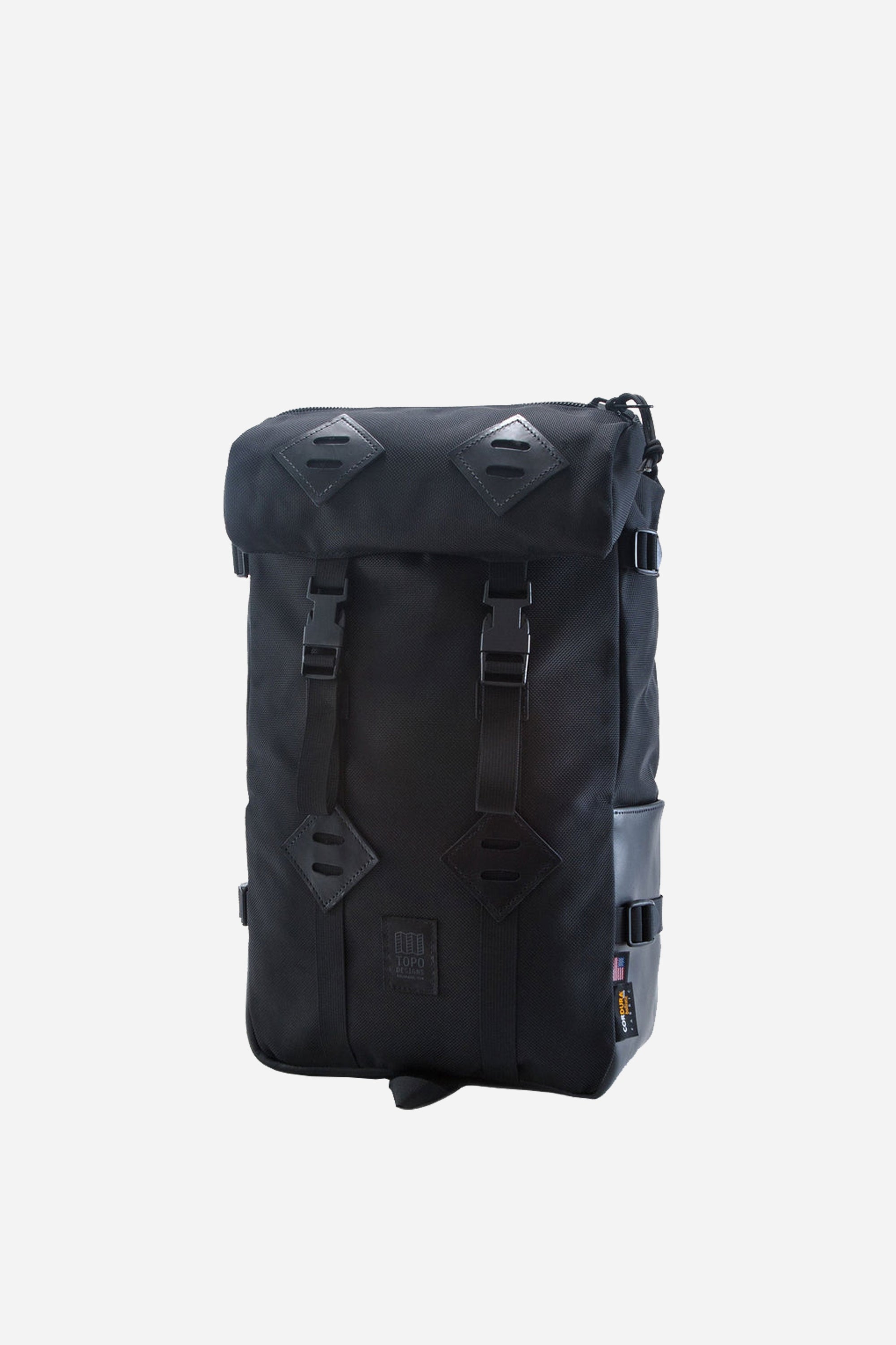 Klettersack Leather 25L Ballistic Black