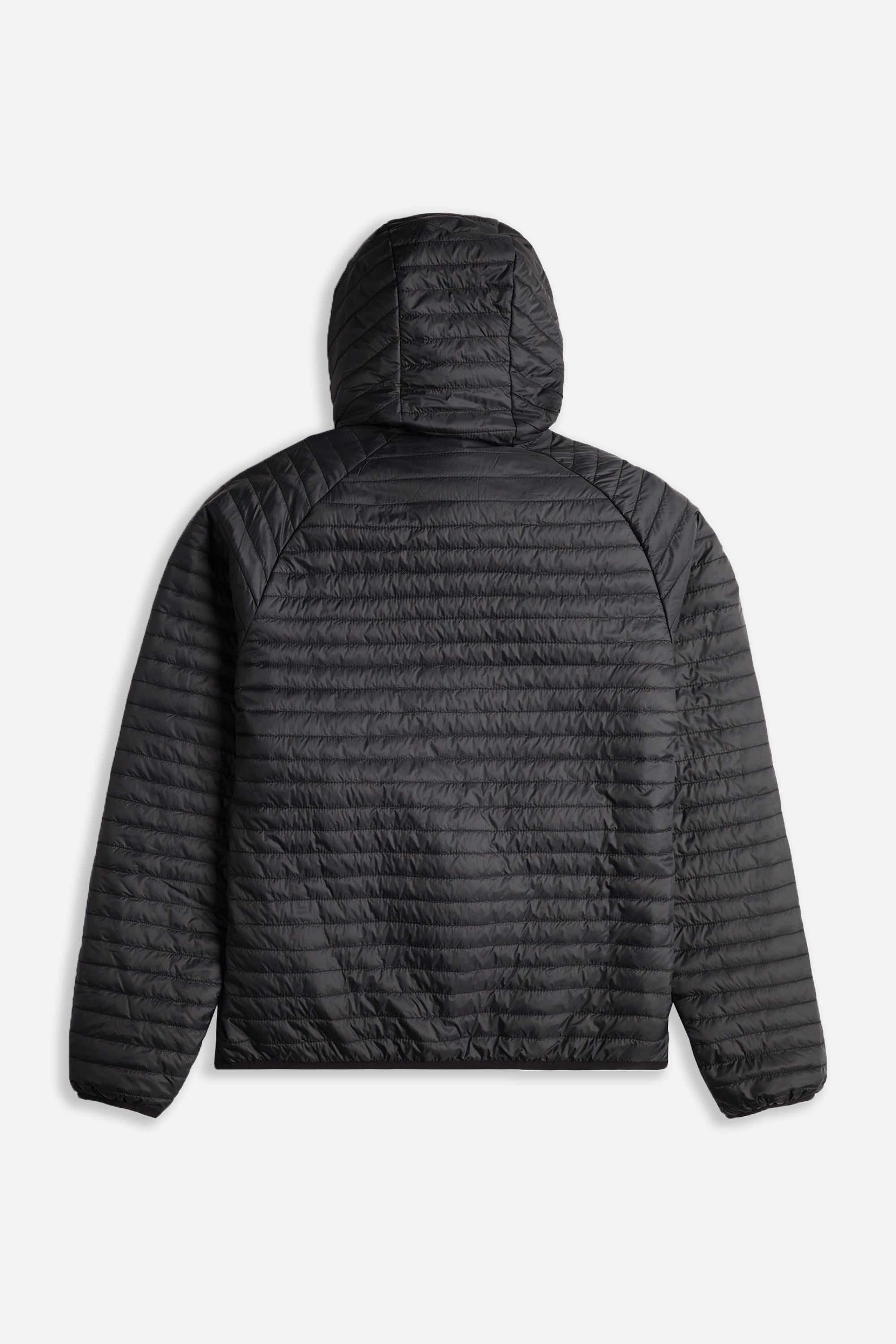 Global Puffer Hoodie Mens Black