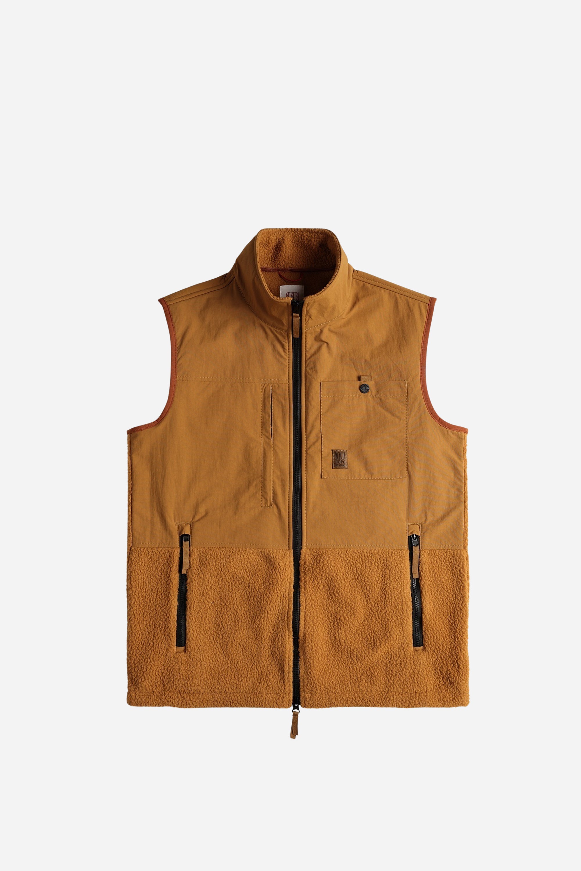 Subalpine Fleece Vest Mens Khaki