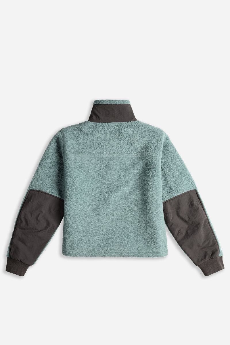Mountain Fleece Pullover W Slate Blue/Charcoal
