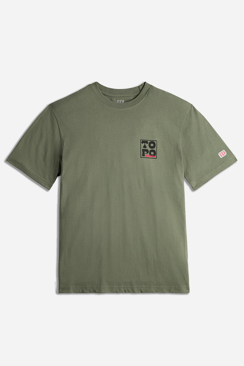 Virtual Peak Tee M Beetle