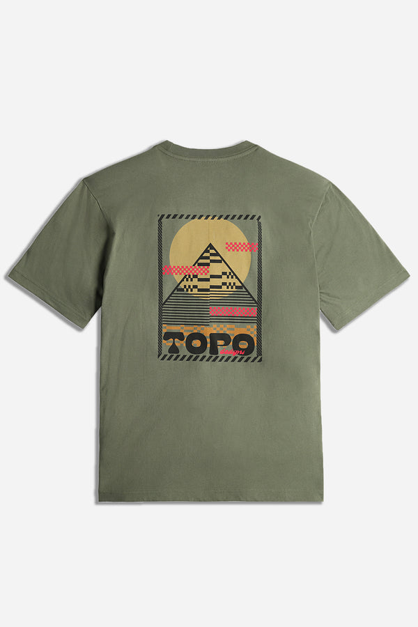 Virtual Peak Tee M Beetle