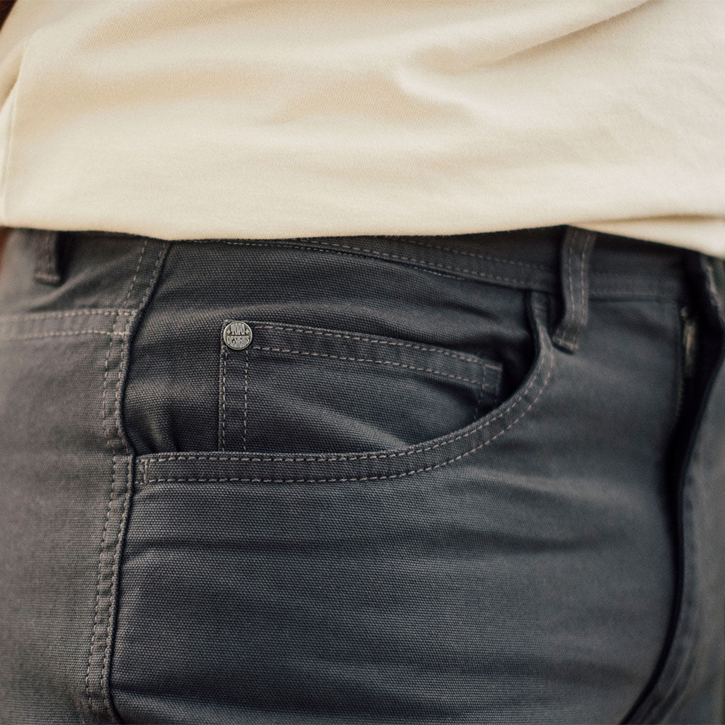 Dirt 5-Pocket Pants Mens Asphalt