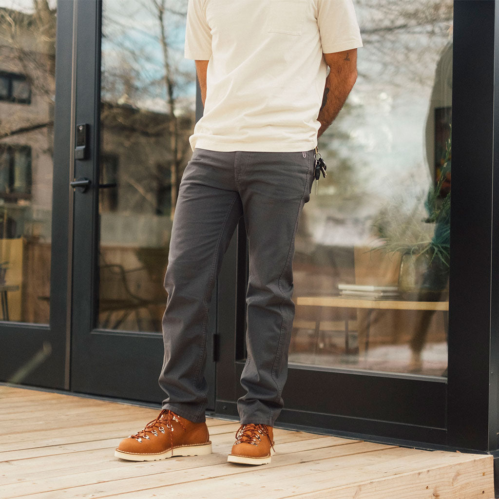 Dirt 5-Pocket Pants Mens Asphalt