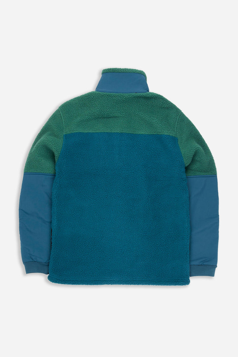 Mountain Fleece Pullover M Forest/Pond Blue