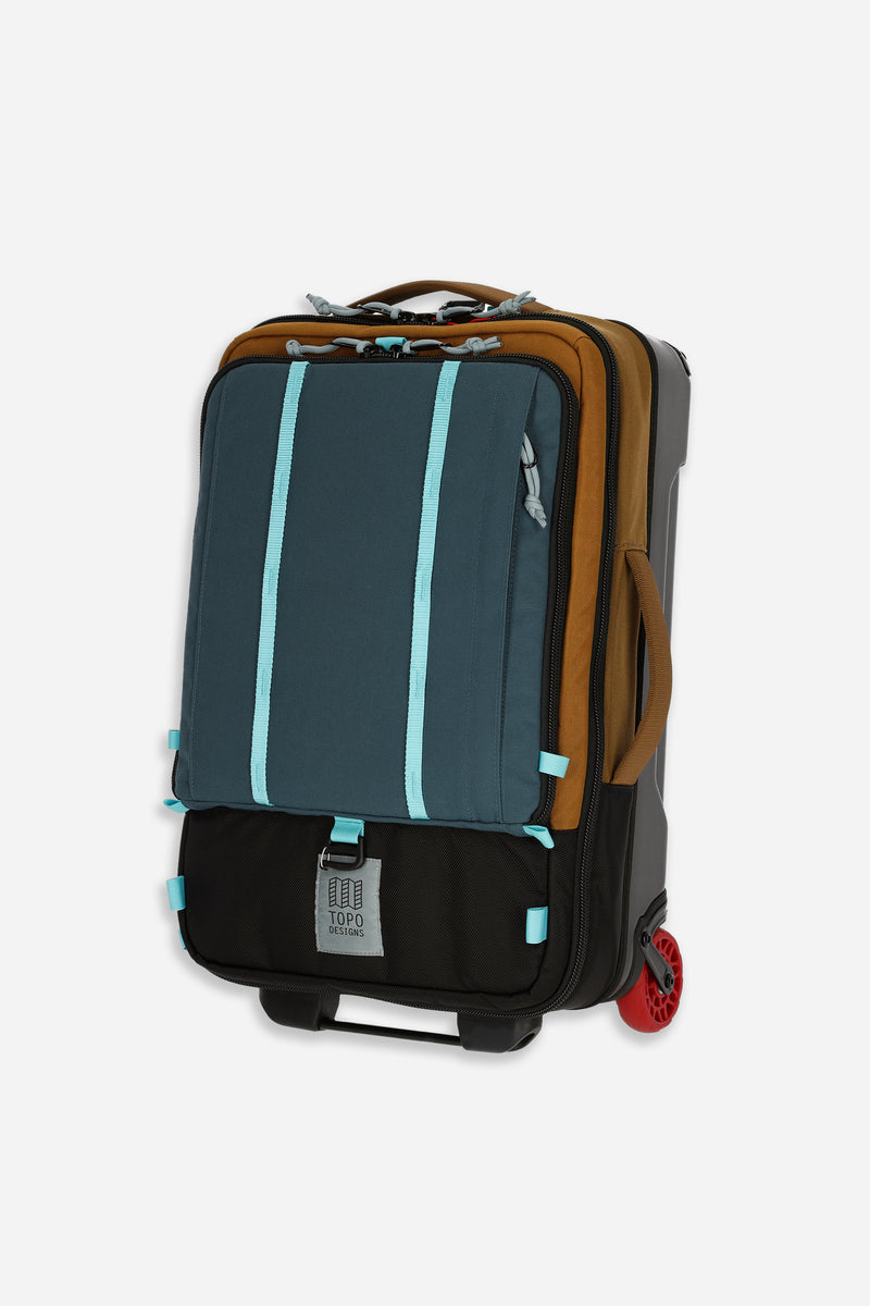 Global Travel Bag Roller Desert Palm/Pond Blue