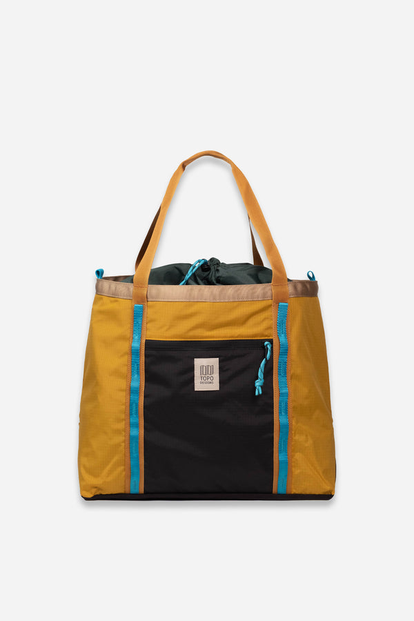 Mountain Utility Tote  Mustard/Forest