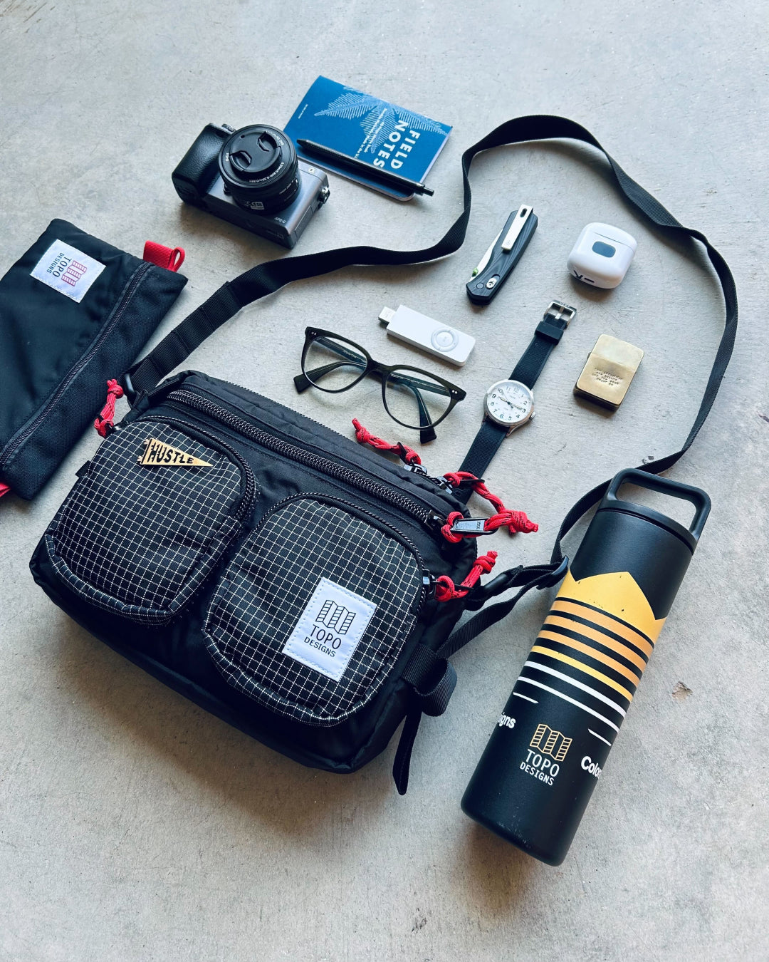 Block Bag Black/Grid