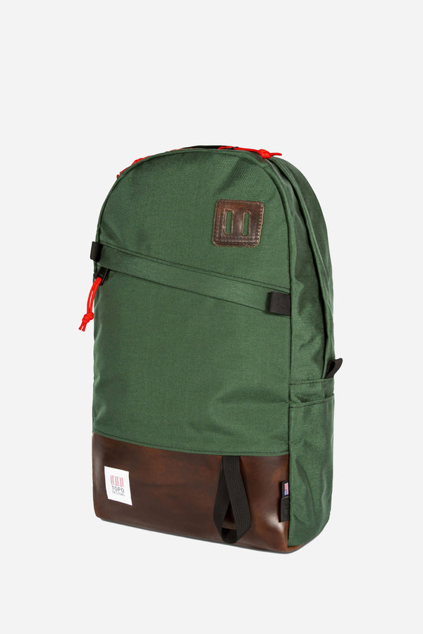 Daypack Leather Forest/Brown Leather
