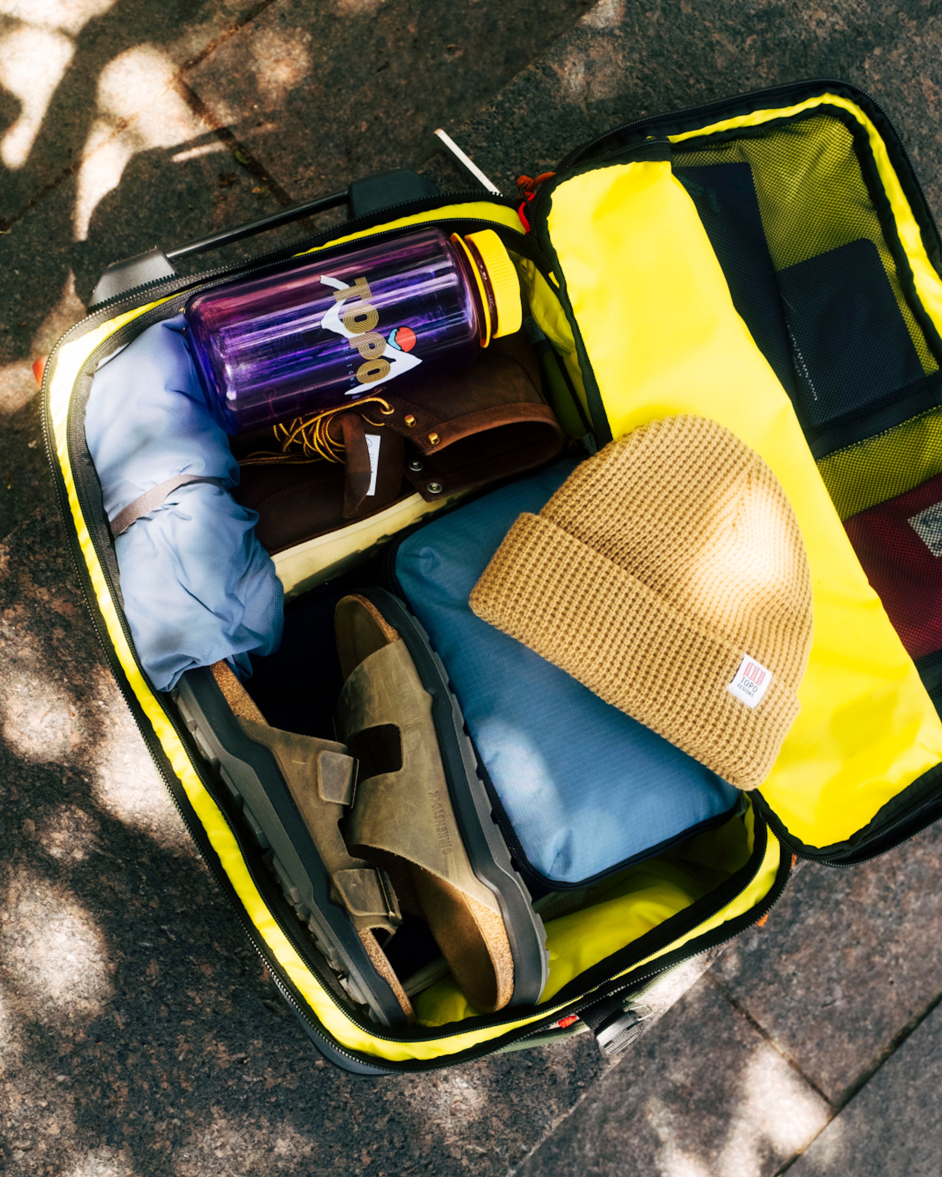 Global Travel Bag Roller  Stone Blue/Forest