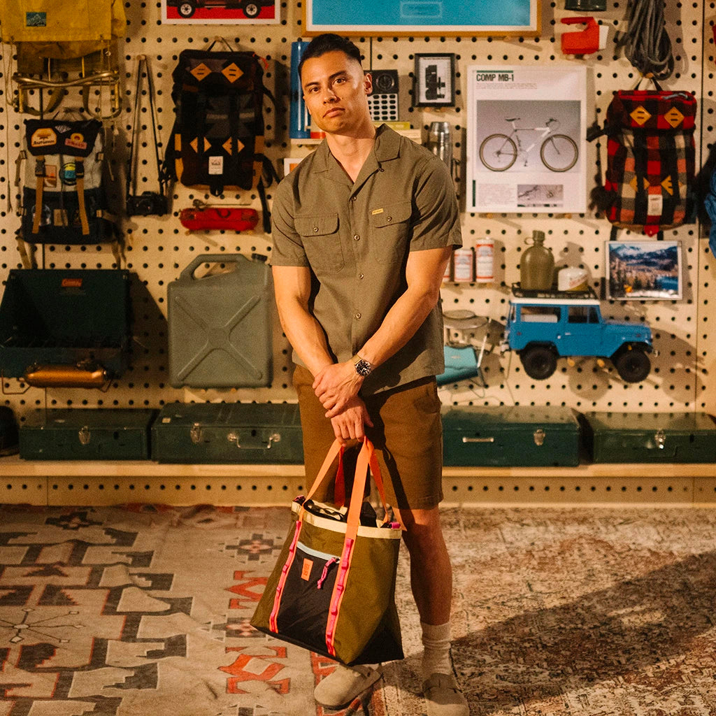 Mountain Utility Tote 33L Pond Blue / Spice