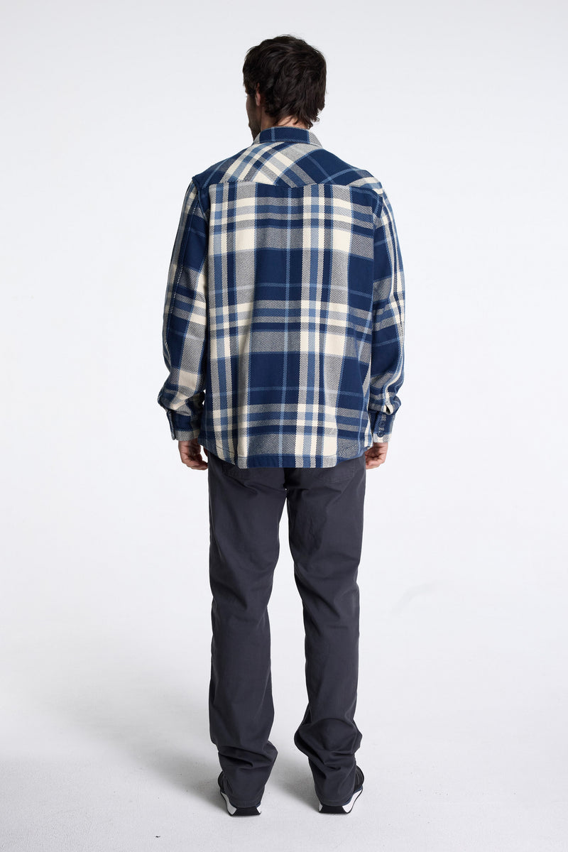 Onlooker Twill Shirt Jacket Mens Midnight Multi