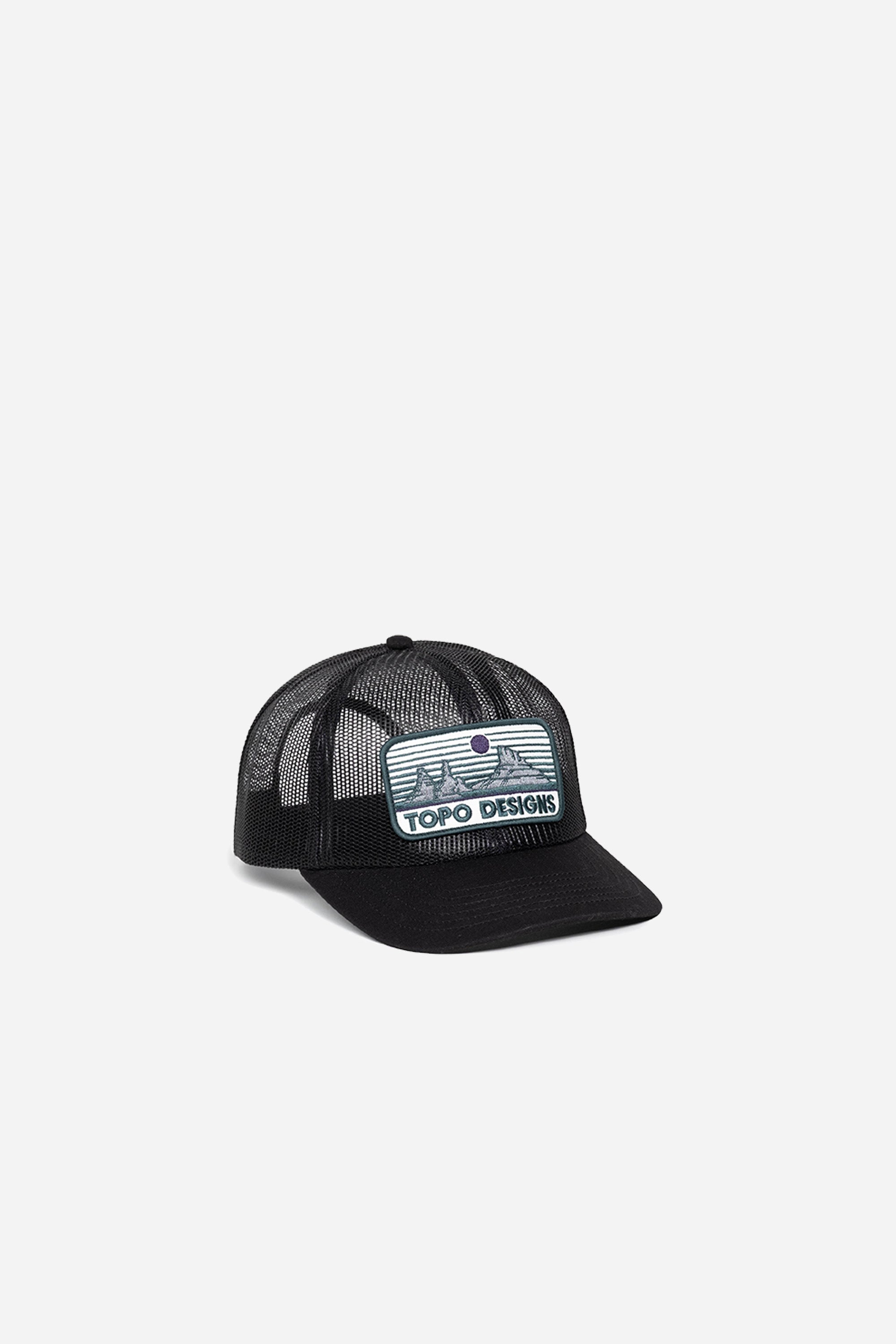 Patch Mesh Trucker Desert Dusk Black