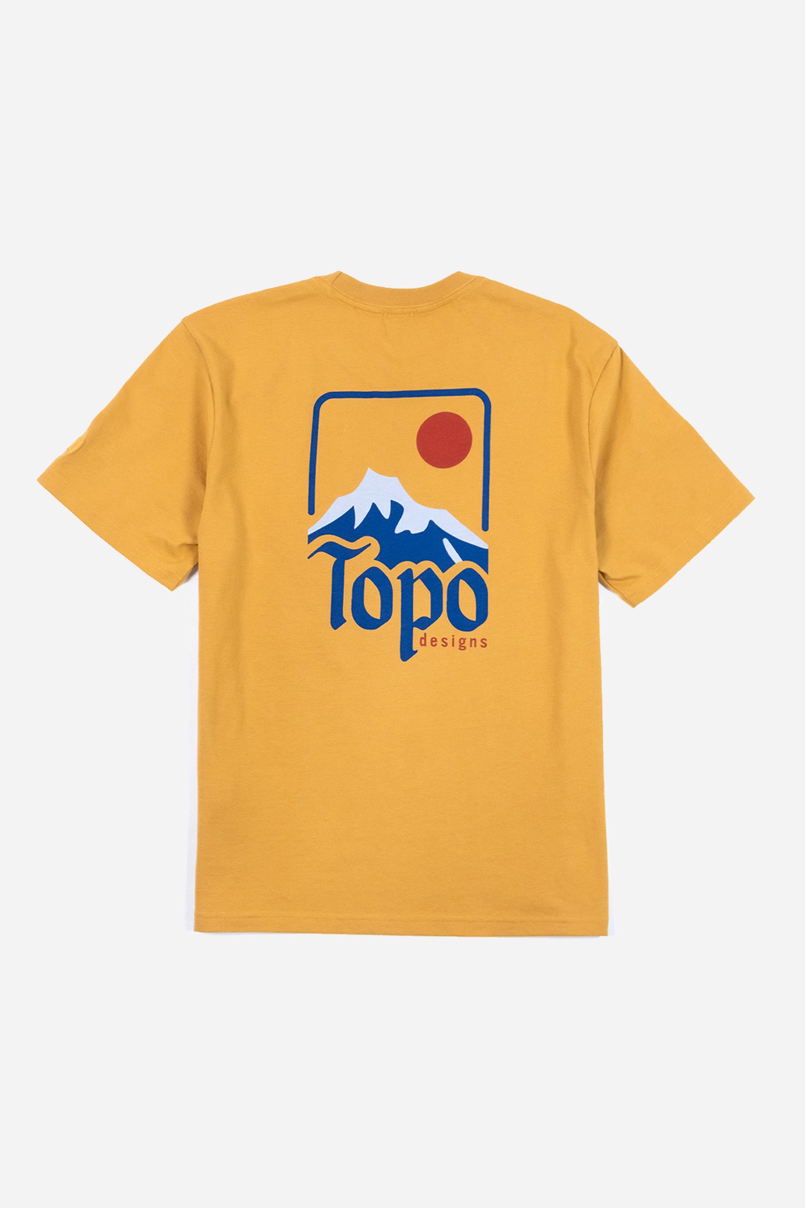 Peak Tee Mens Goldenrod