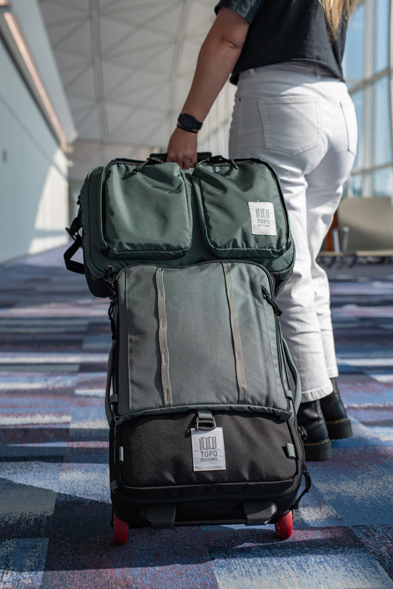 Global Travel Bag Roller Charcoal/Charcoal