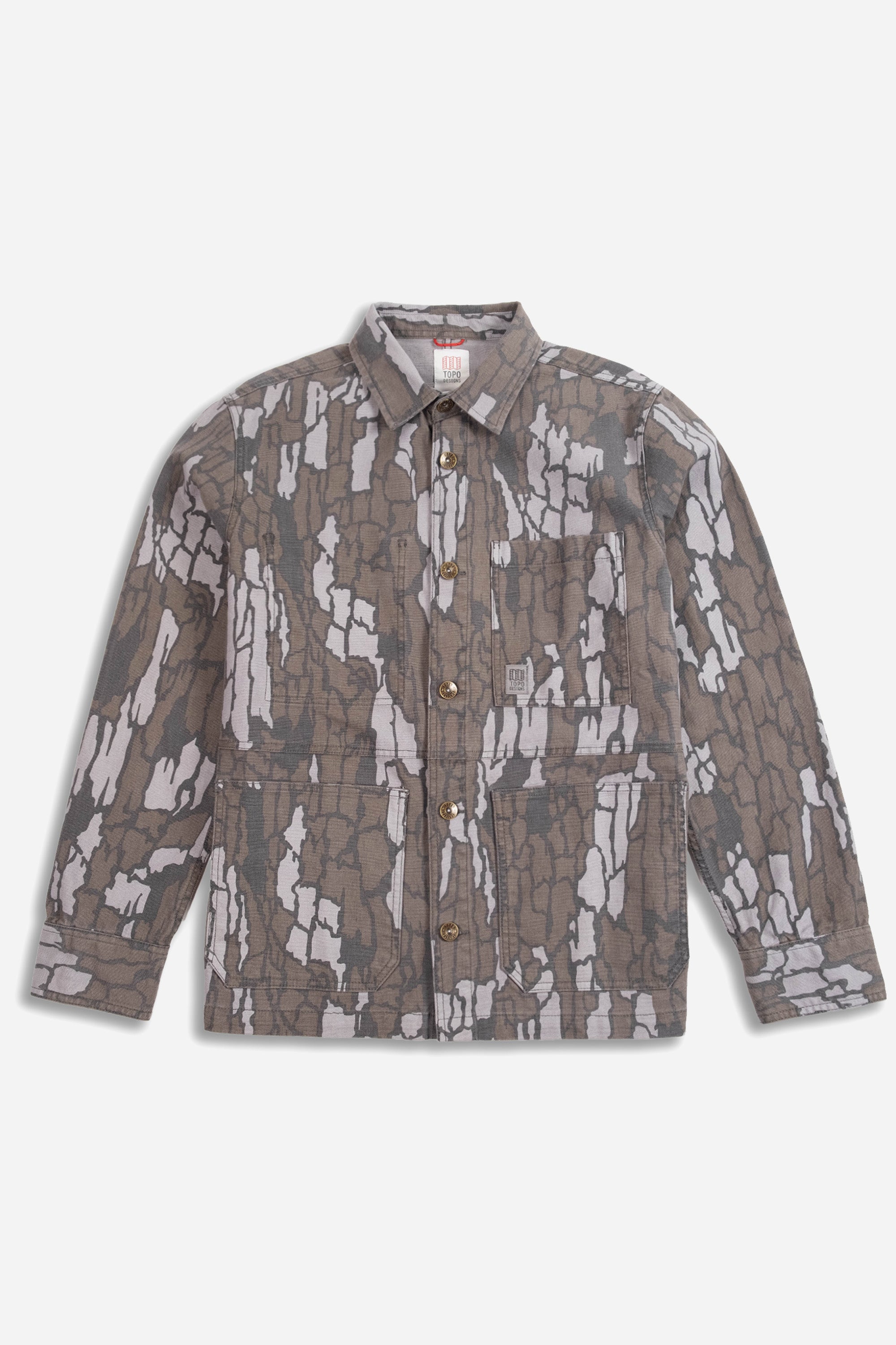 Utility Jacket Mens Tree Bark Camo
