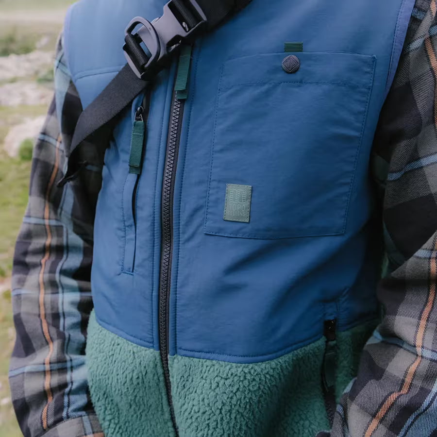 Subalpine Fleece Vest Mens Khaki