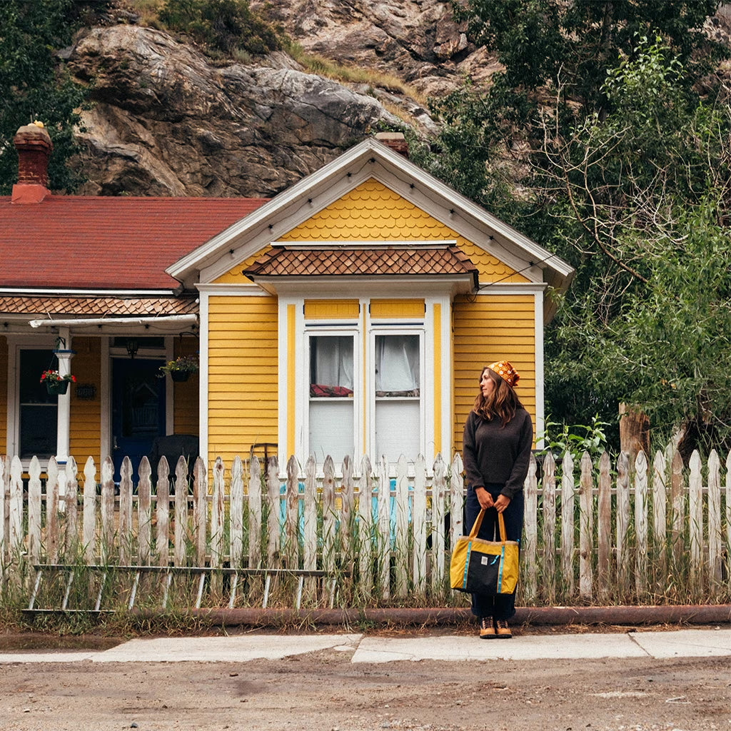 Mountain Utility Tote 33L Pond Blue / Spice