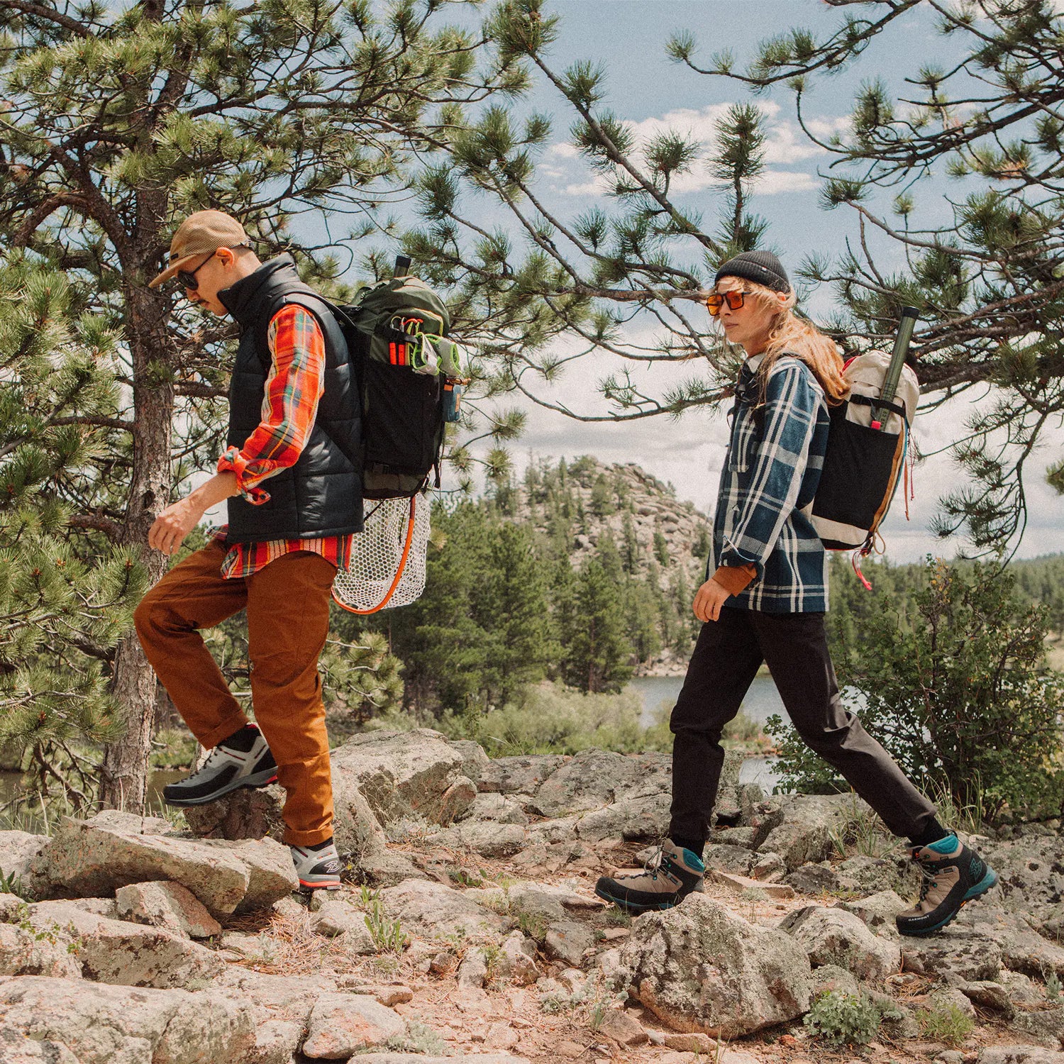 Mountain Puffer Vest Mens Forest