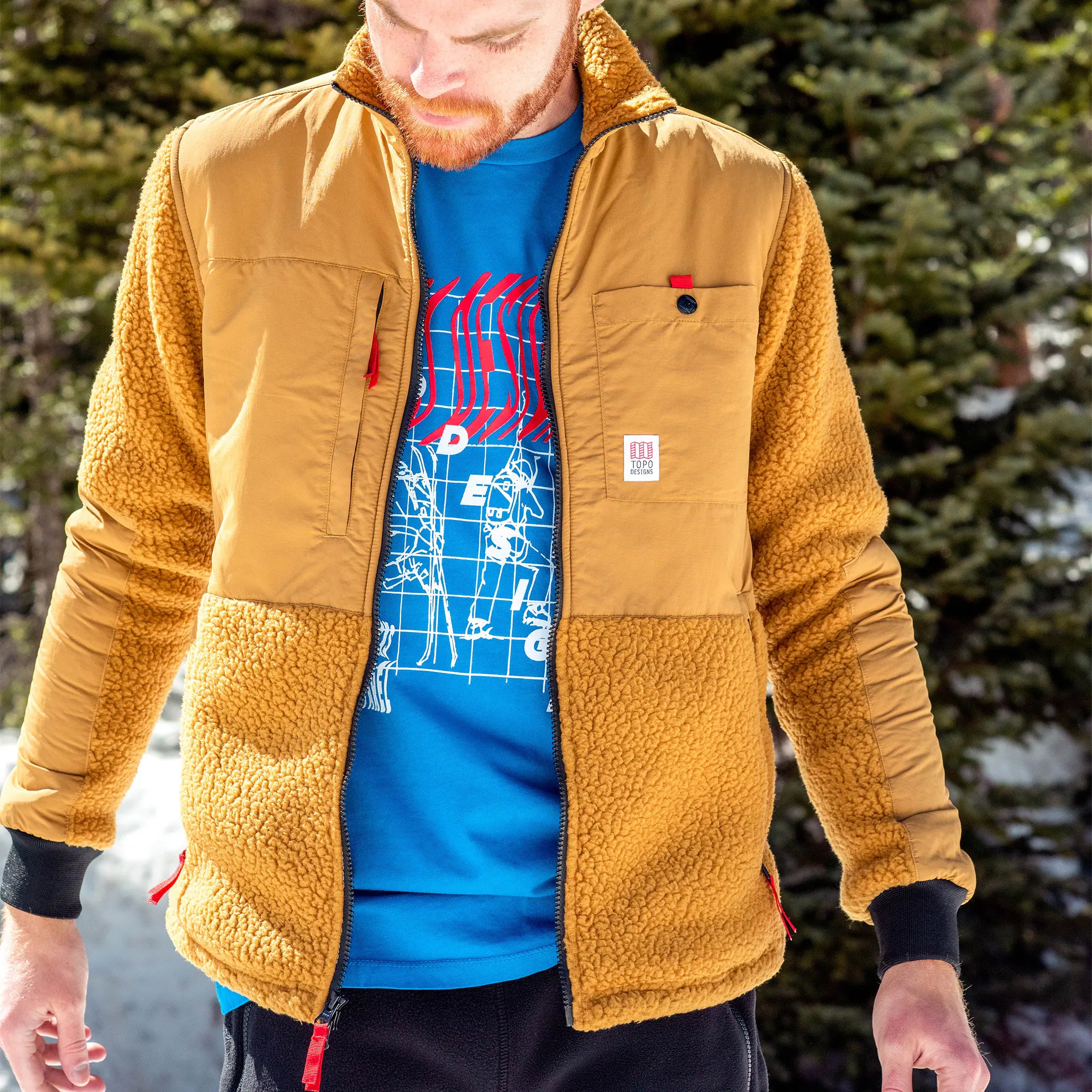 Subalpine Fleece Mens Khaki